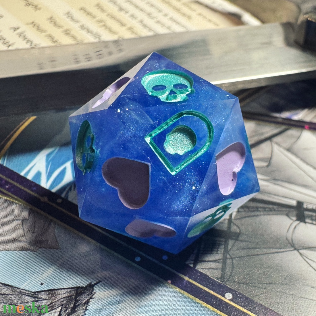 [Cosmic] - Death Save d20 - játék & sport - táblajáték és kártyajáték - társasjátékok - dobókocka - Meska.hu