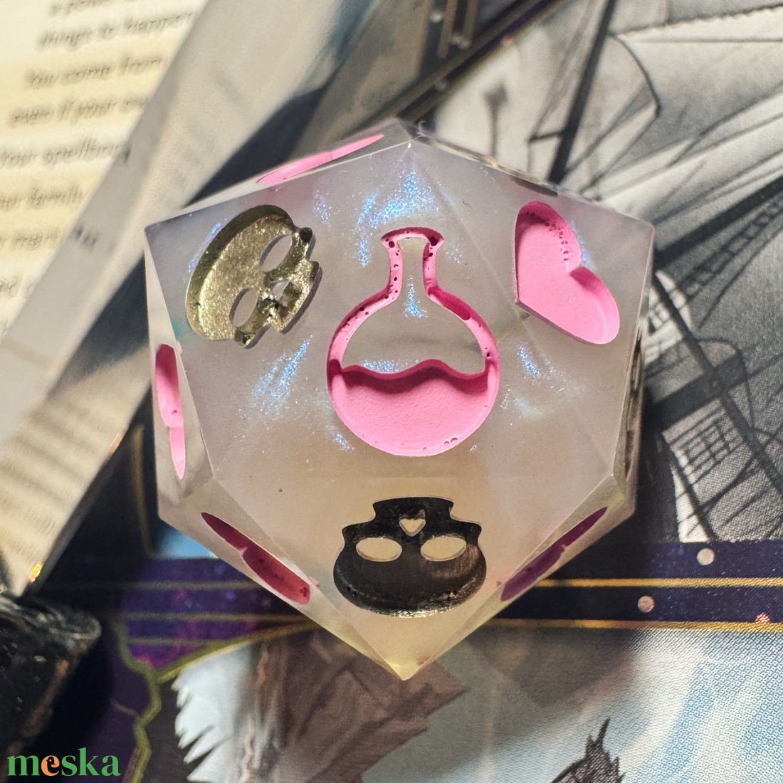 [Blizzard] - Death Save d20 - játék & sport - táblajáték és kártyajáték - társasjátékok - dobókocka - Meska.hu