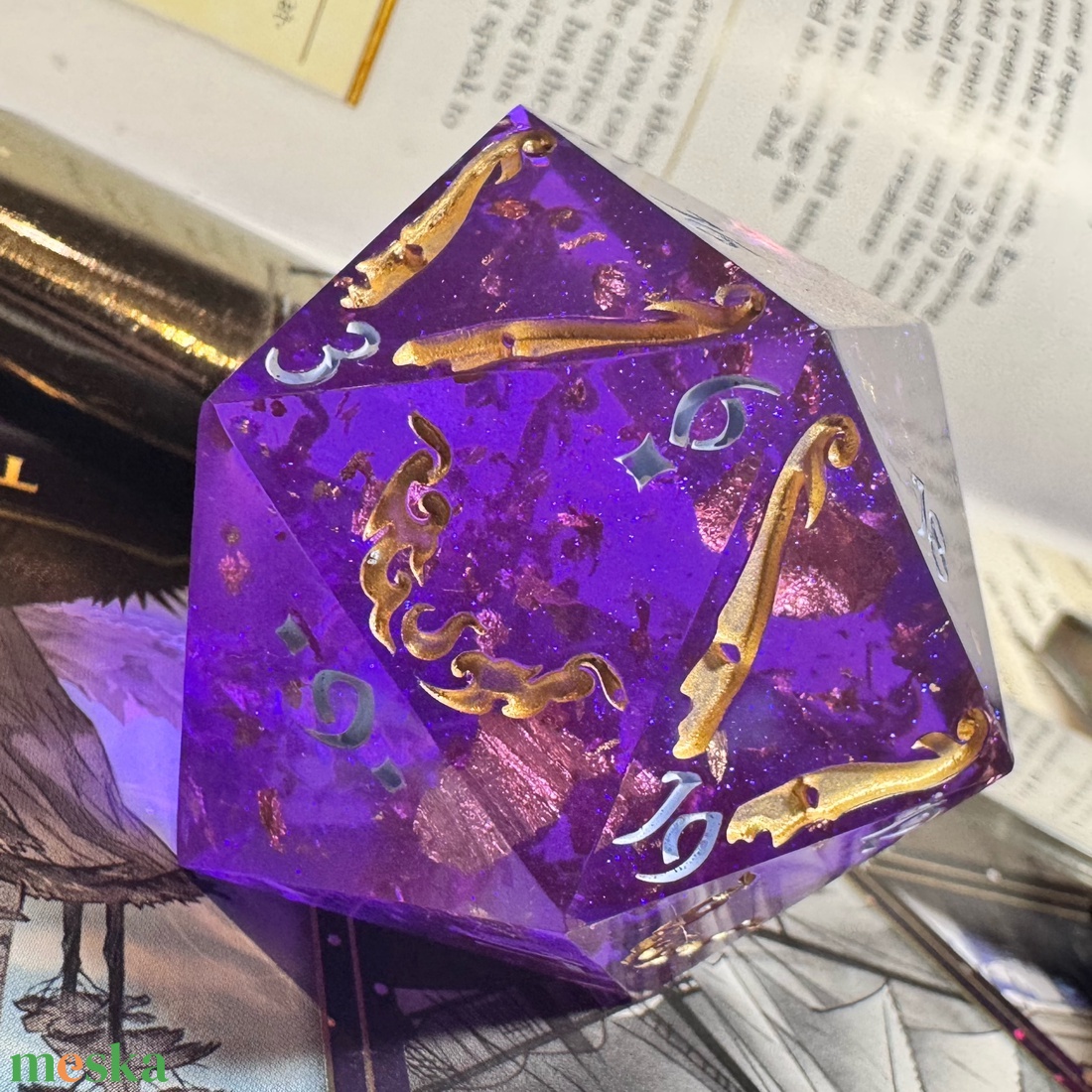 �Royalty - 42mm CHONK d20 - játék & sport - táblajáték és kártyajáték - társasjátékok - dobókocka - Meska.hu