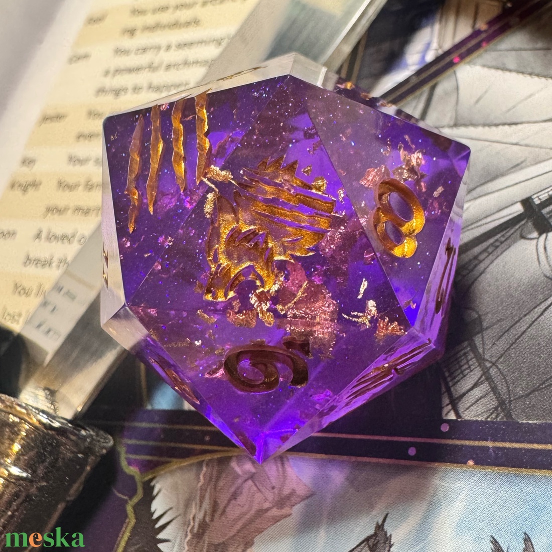 �Royal Blood - 35mm d20 - játék & sport - táblajáték és kártyajáték - társasjátékok - dobókocka - Meska.hu