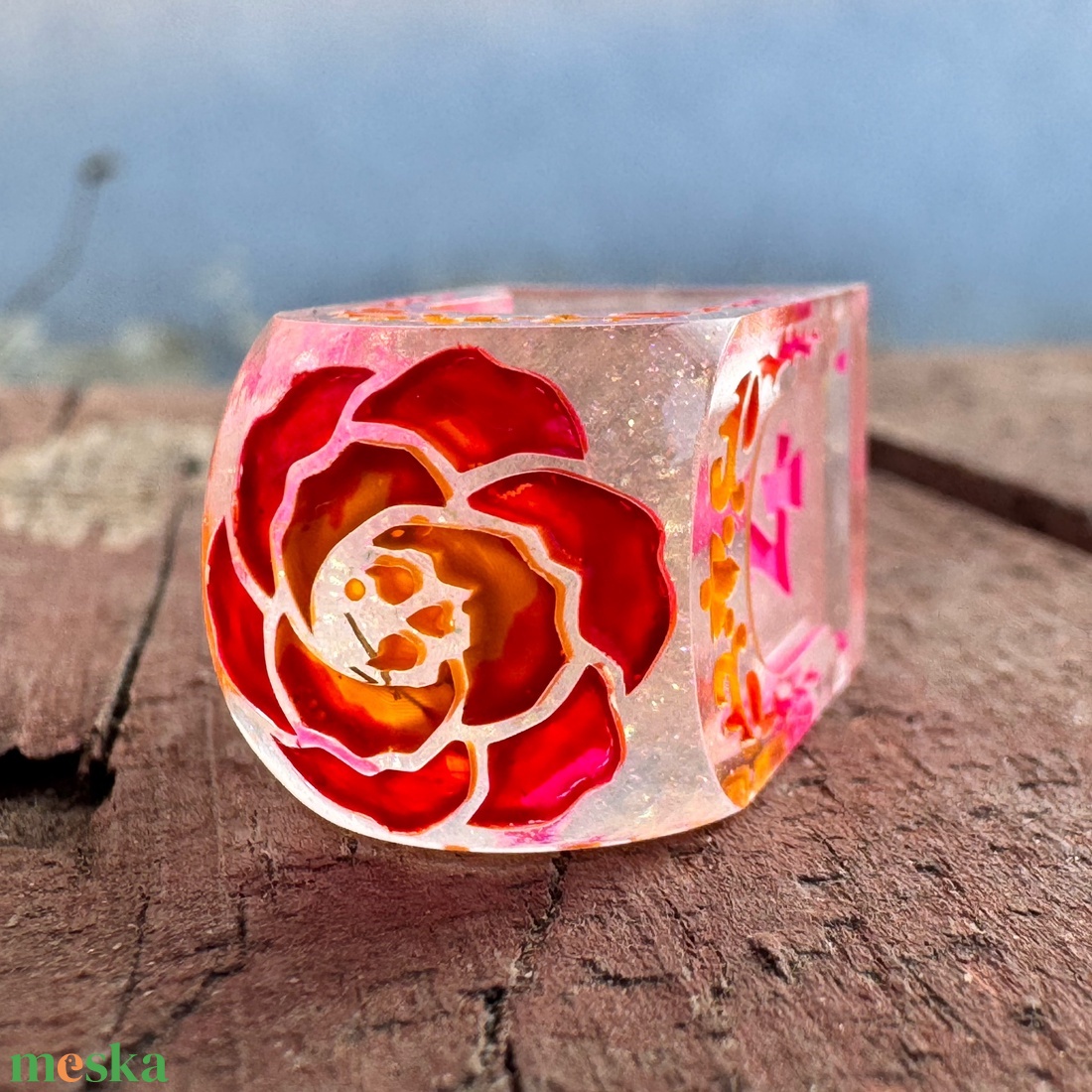 [Kingsflame] - 7 darabos kocka készlet  - játék & sport - táblajáték és kártyajáték - társasjátékok - dobókocka - Meska.hu