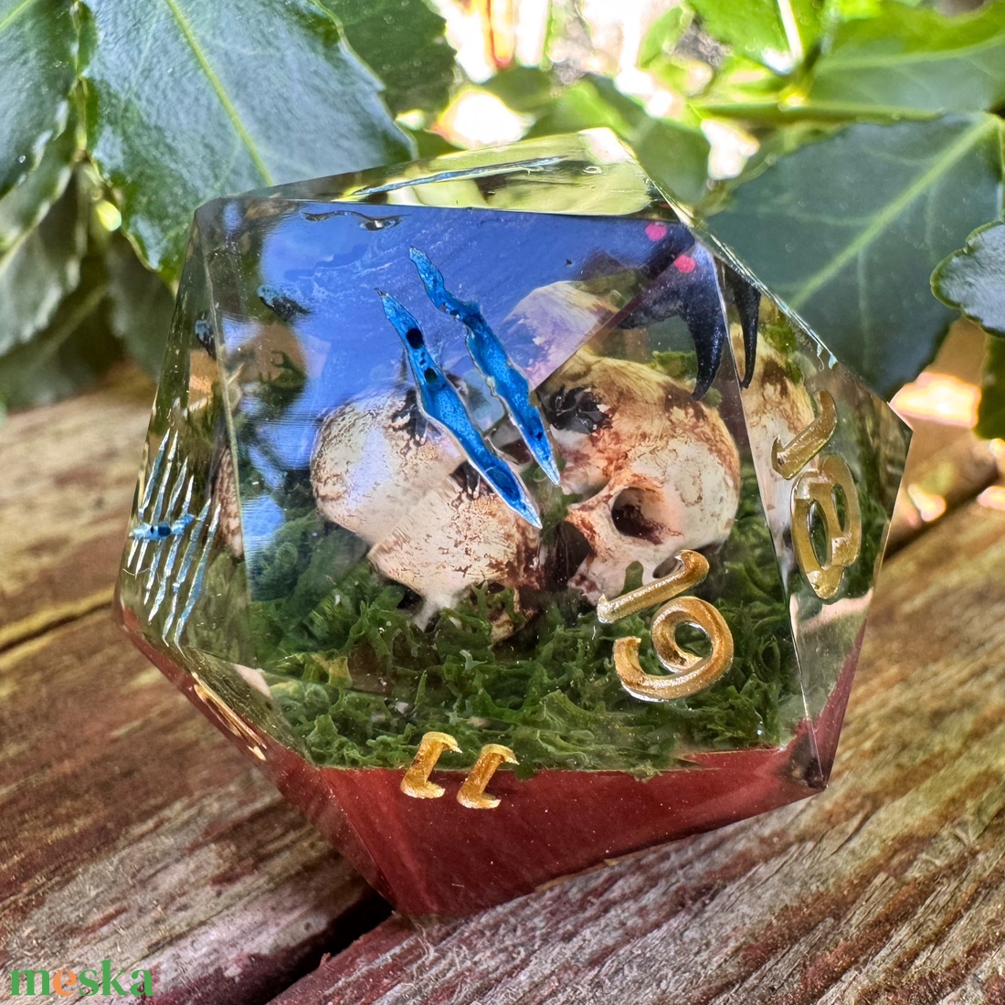 [To Valhalla] 35mm �wolf d20 - játék & sport - táblajáték és kártyajáték - társasjátékok - dobókocka - Meska.hu