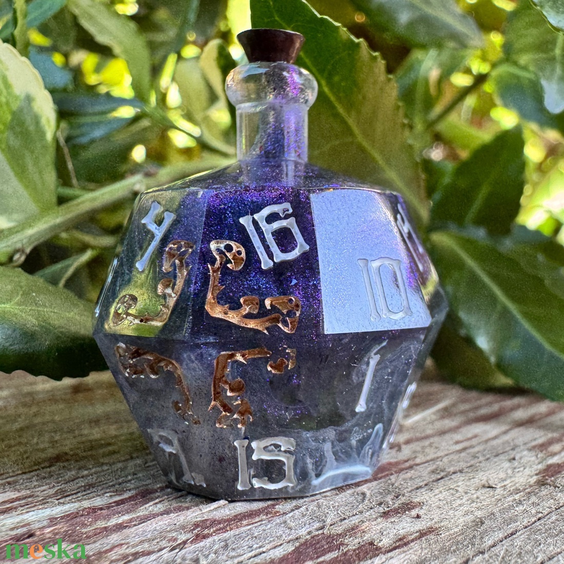 [Witch�s Bottled Stardust] d20 - játék & sport - táblajáték és kártyajáték - társasjátékok - dobókocka - Meska.hu