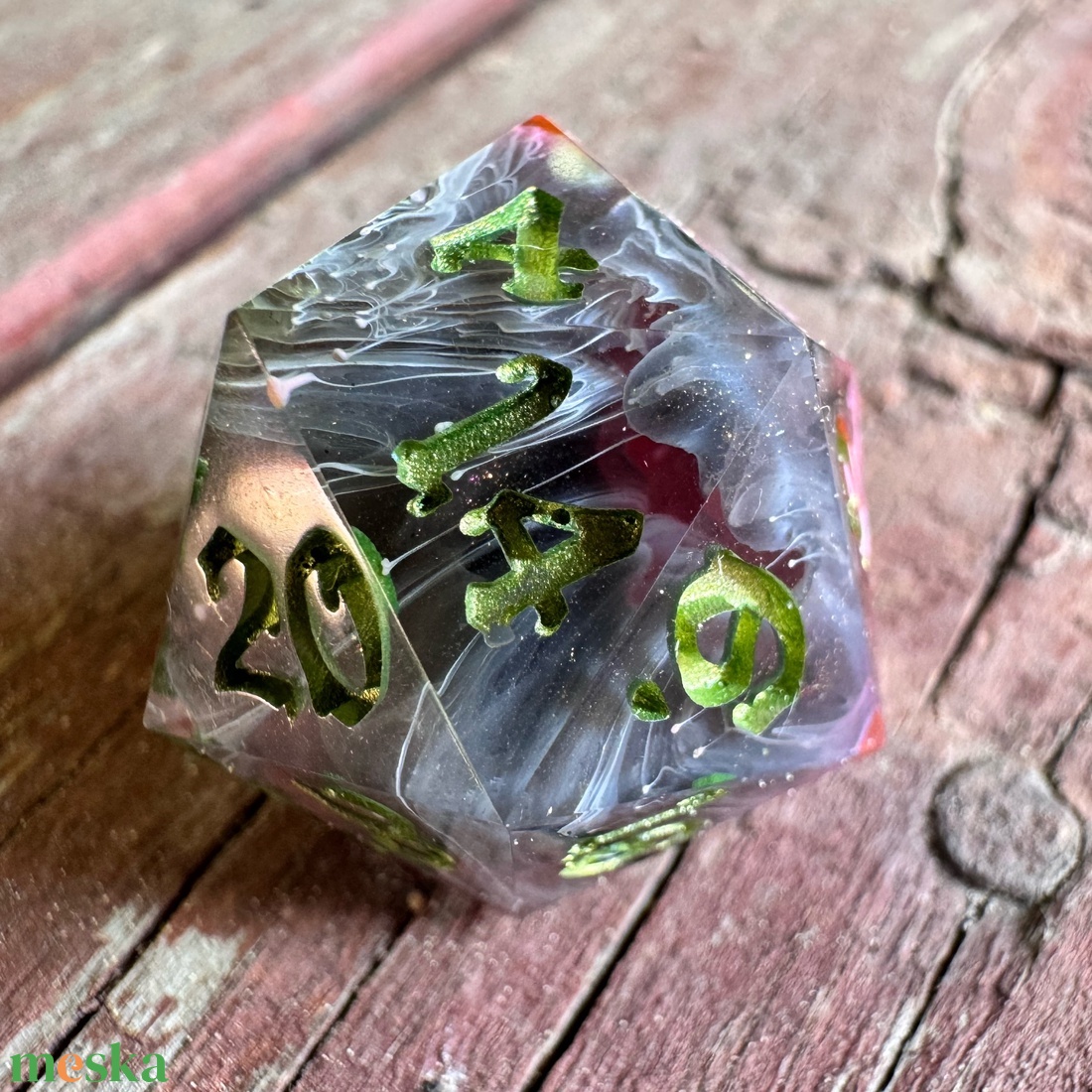 [Poison Ivy] - standard d20 - játék & sport - táblajáték és kártyajáték - társasjátékok - dobókocka - Meska.hu