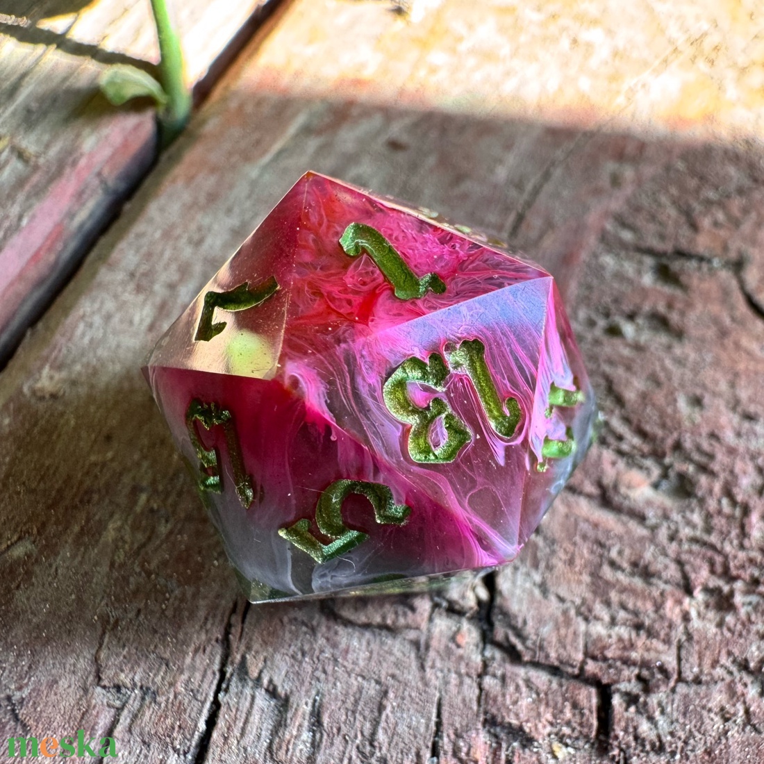 [Poison Ivy] - standard d20 - játék & sport - táblajáték és kártyajáték - társasjátékok - dobókocka - Meska.hu