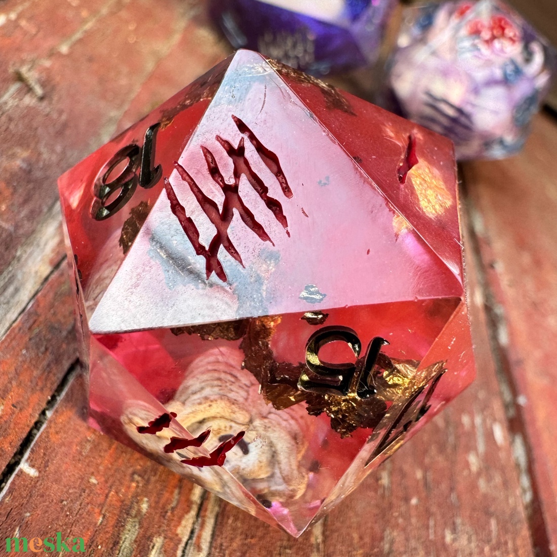 [Bloodthirsty] - 35mm d20 - játék & sport - táblajáték és kártyajáték - társasjátékok - dobókocka - Meska.hu