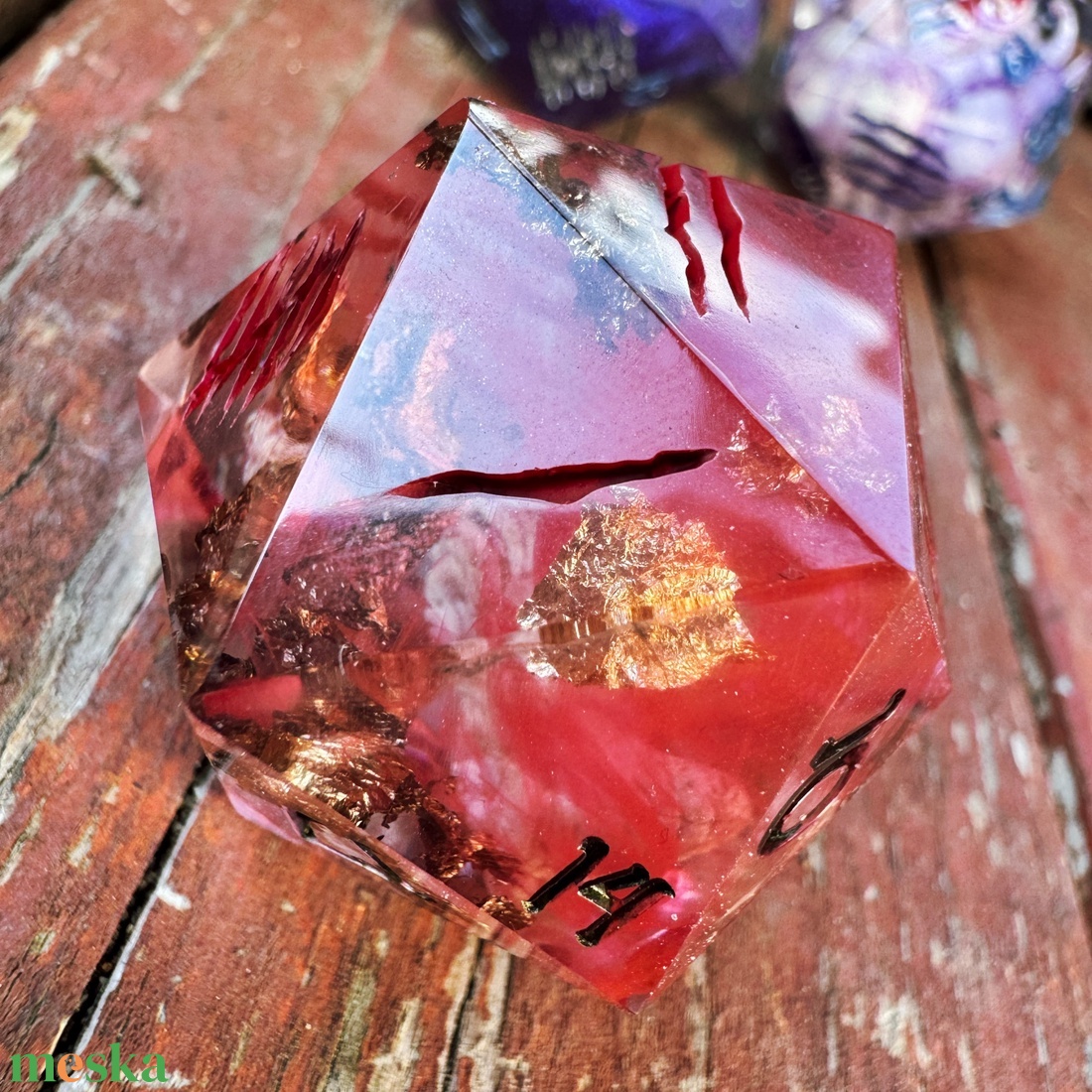 [Bloodthirsty] - 35mm d20 - játék & sport - táblajáték és kártyajáték - társasjátékok - dobókocka - Meska.hu