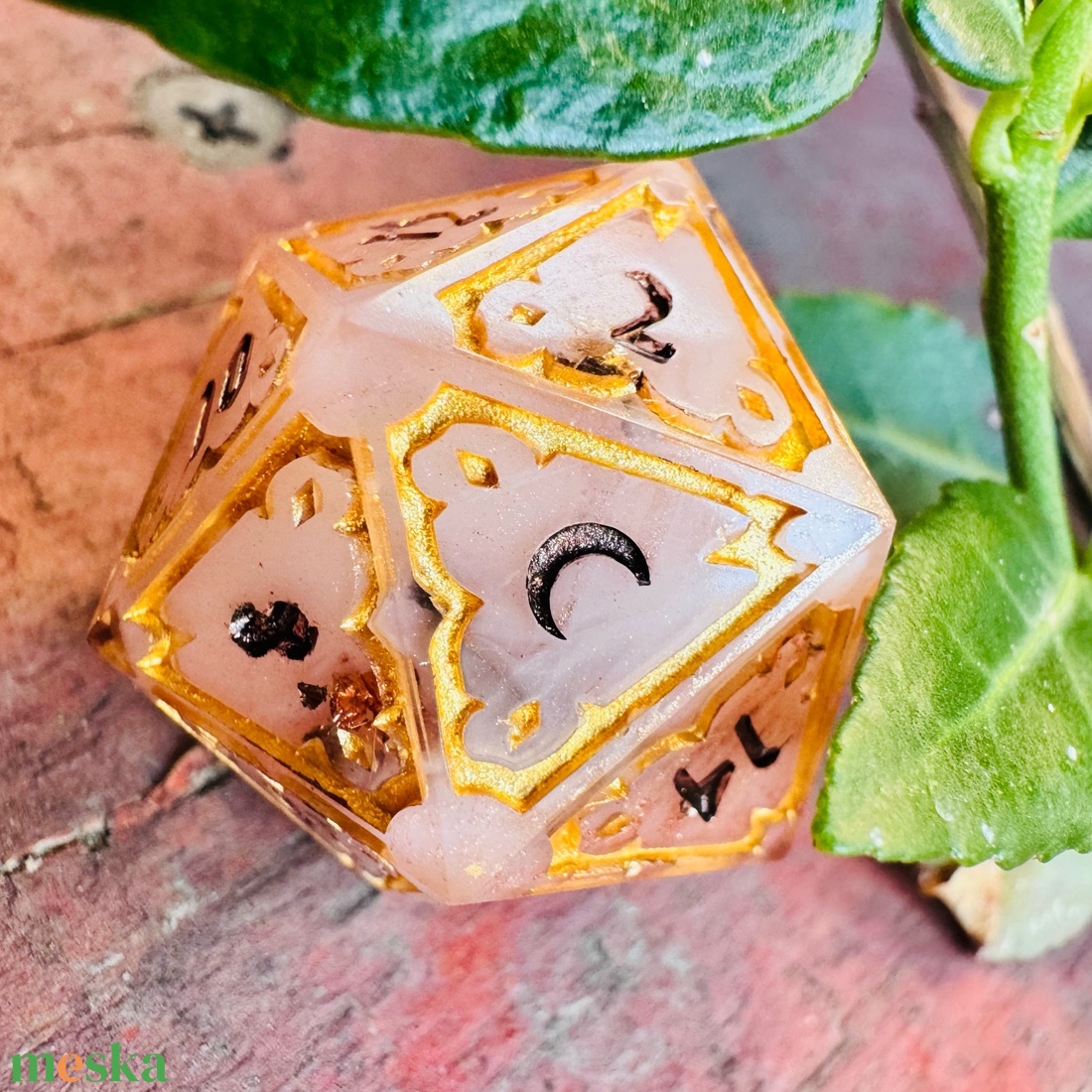 [Cathedral of Gold] - single d20 - játék & sport - táblajáték és kártyajáték - társasjátékok - dobókocka - Meska.hu