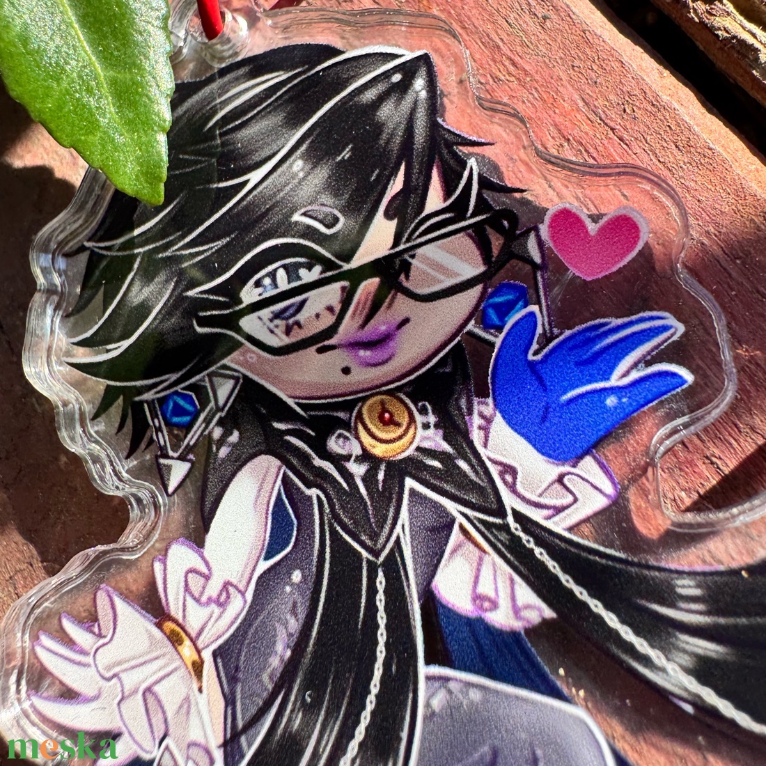 Bayonetta 2 Cereza - Akril kulcstartó  - táska & tok - kulcstartó & táskadísz - kulcstartó - Meska.hu