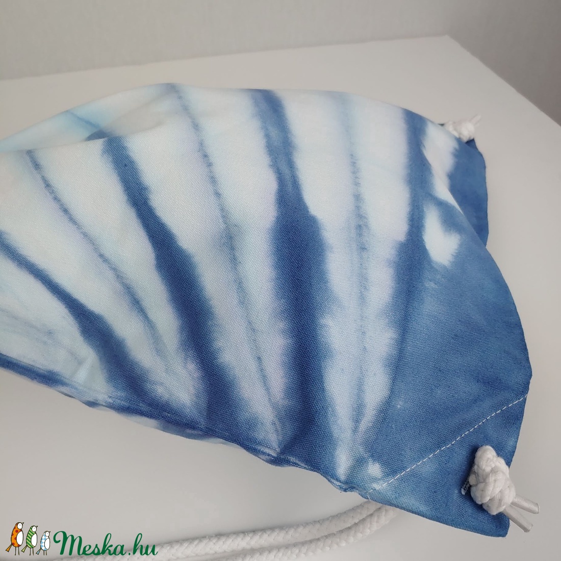 Vastag shibori hátizsák legyezőmintával -  - Meska.hu