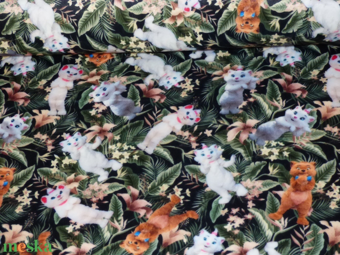 Cicás plüssvelúr - kellékek & szerszámok - méteráru - szövet - Meska.hu