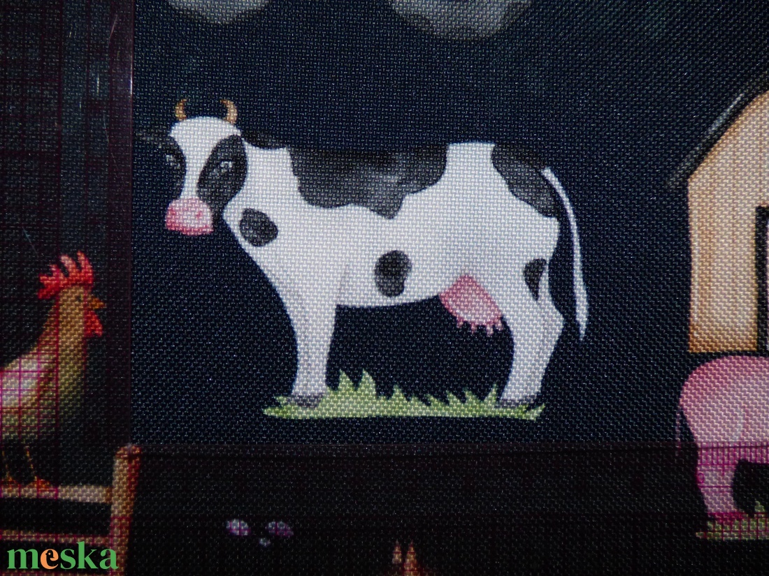 Traktoros, háziállatos vízálló szövet, gyöngyvászon  - kellékek & szerszámok - méteráru - vászon - gyöngyvászon - Meska.hu