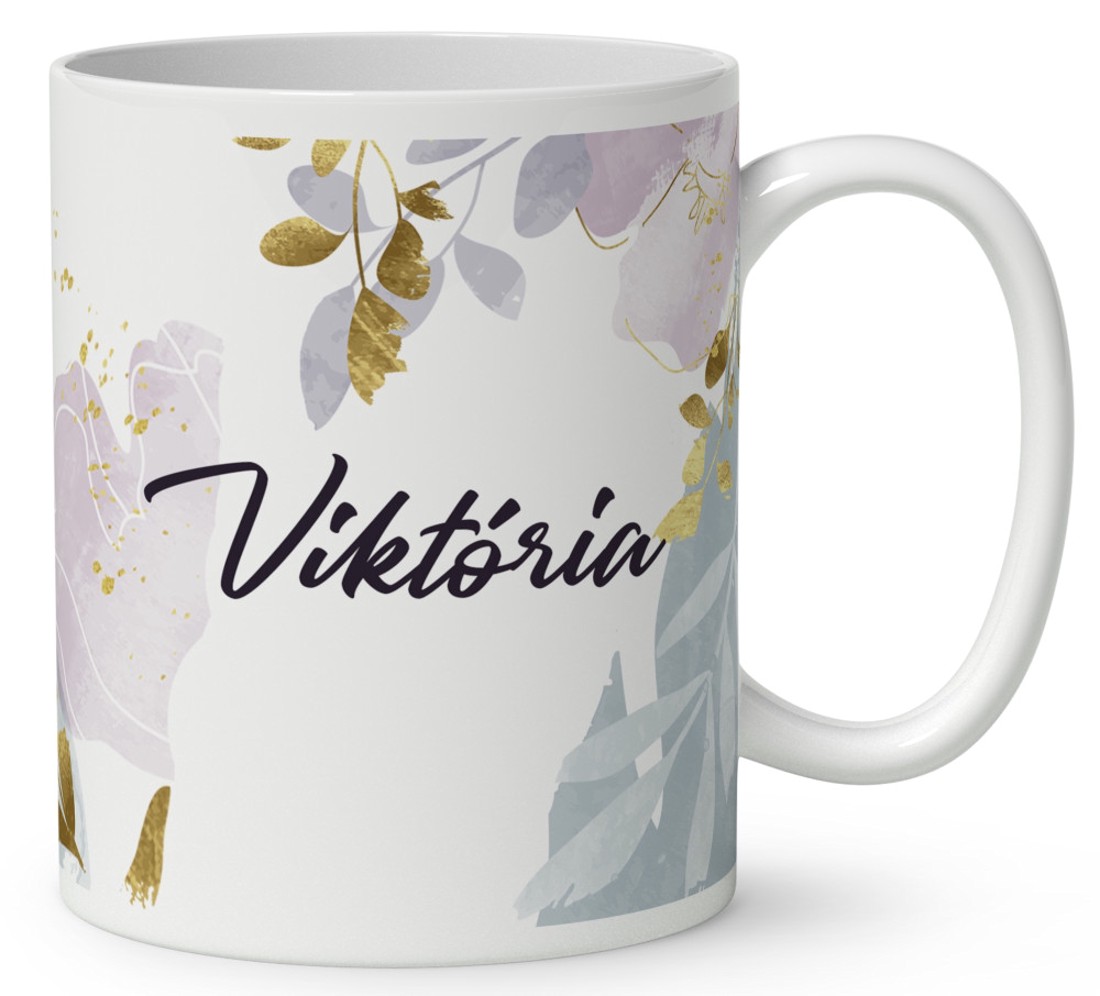 Kérd a neveddel - Tündéri lila elefánt mintás bögre - otthon & életmód - konyhafelszerelés, tálalás - tálalás - bögre & csésze - Meska.hu