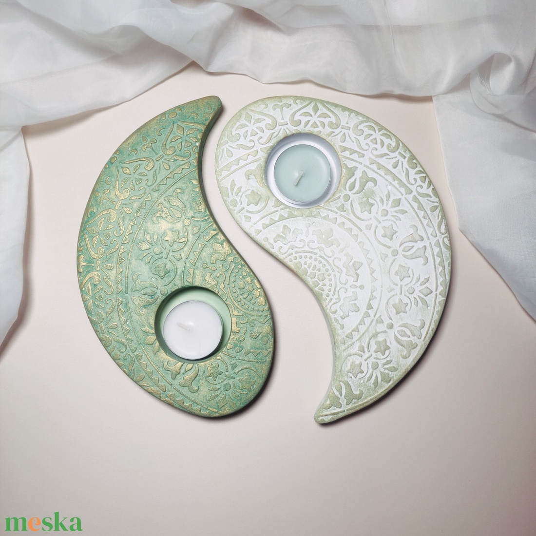 Jin Jang mécsestartó - otthon & életmód - gyertya, illat, aroma - mécses és mécsestartó - Meska.hu Jin Jang mécsestartó - otthon & életmód - gyertya, illat, aroma - mécses és mécsestartó - Meska.hu