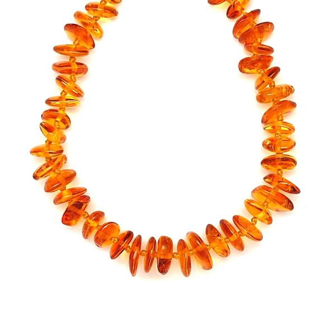 Borostyán splitter nyaklánc 50-55cm - kellékek & szerszámok - ásvány alapanyag - splitter - Meska.hu