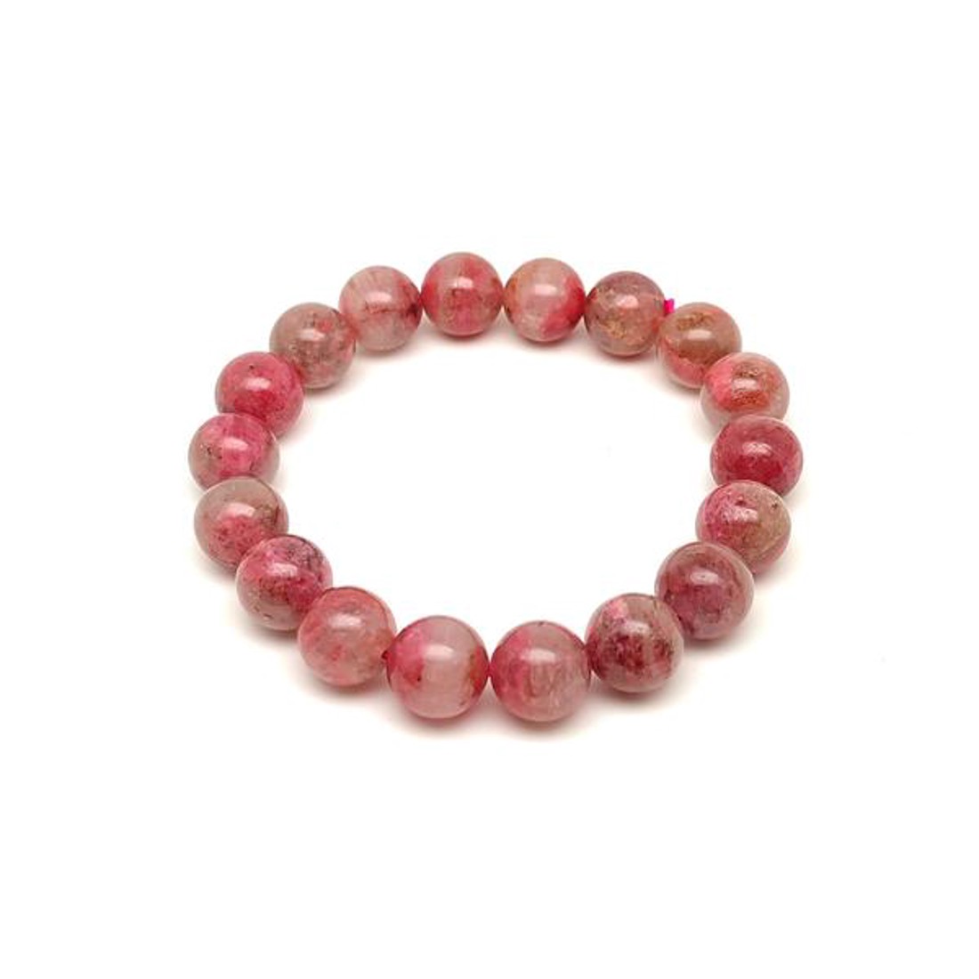 Thulit kvarccal golyó karkötő 11-12mm - ékszer - karkötő - ásványkarkötő - Meska.hu