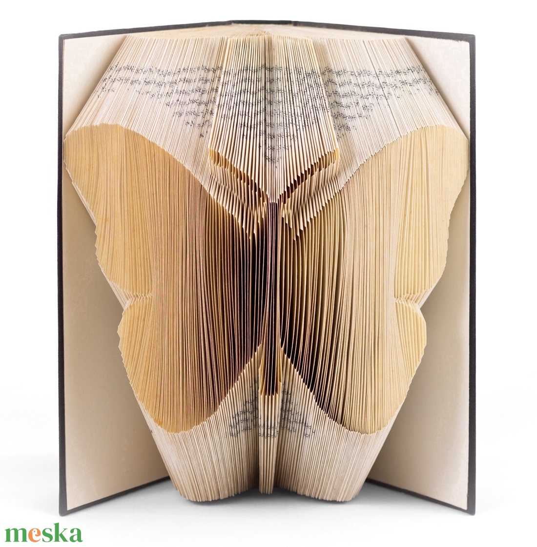 Pillangó mintájú hajtogatott könyv origami - lepke - állatbarátoknak - Gyereknek- E637 - otthon & lakás - dekoráció - asztal és polc dekoráció - könyvszobor - Meska.hu