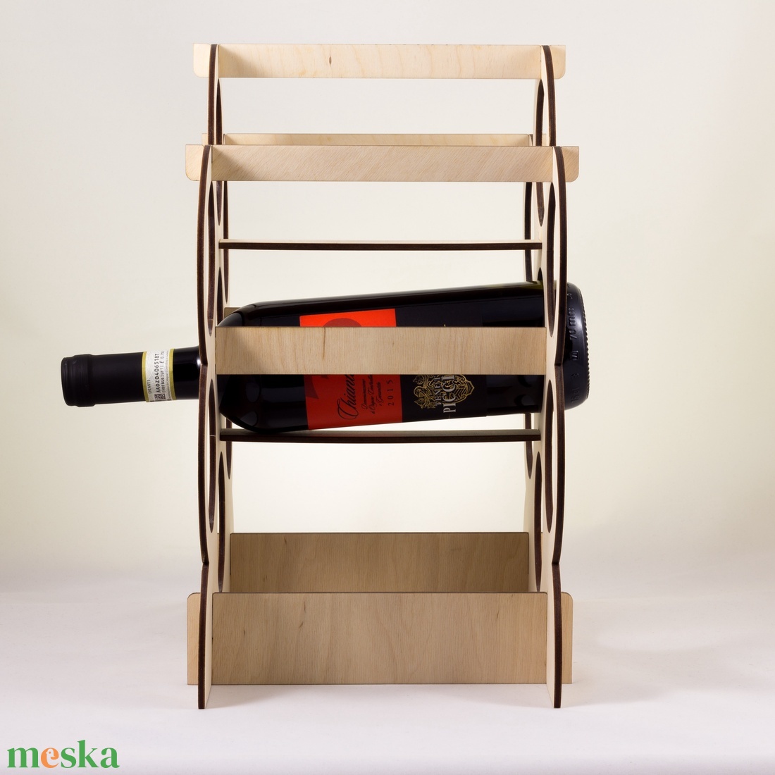 Borosüveg tartó - 7 borospalack - férfiaknak - fából - lézervágott - természetes - borosüveg állvány - BOR001 - - Meska.hu Borosüveg tartó - 7 borospalack - férfiaknak - fából - lézervágott - természetes - borosüveg állvány - BOR001 - - Meska.hu