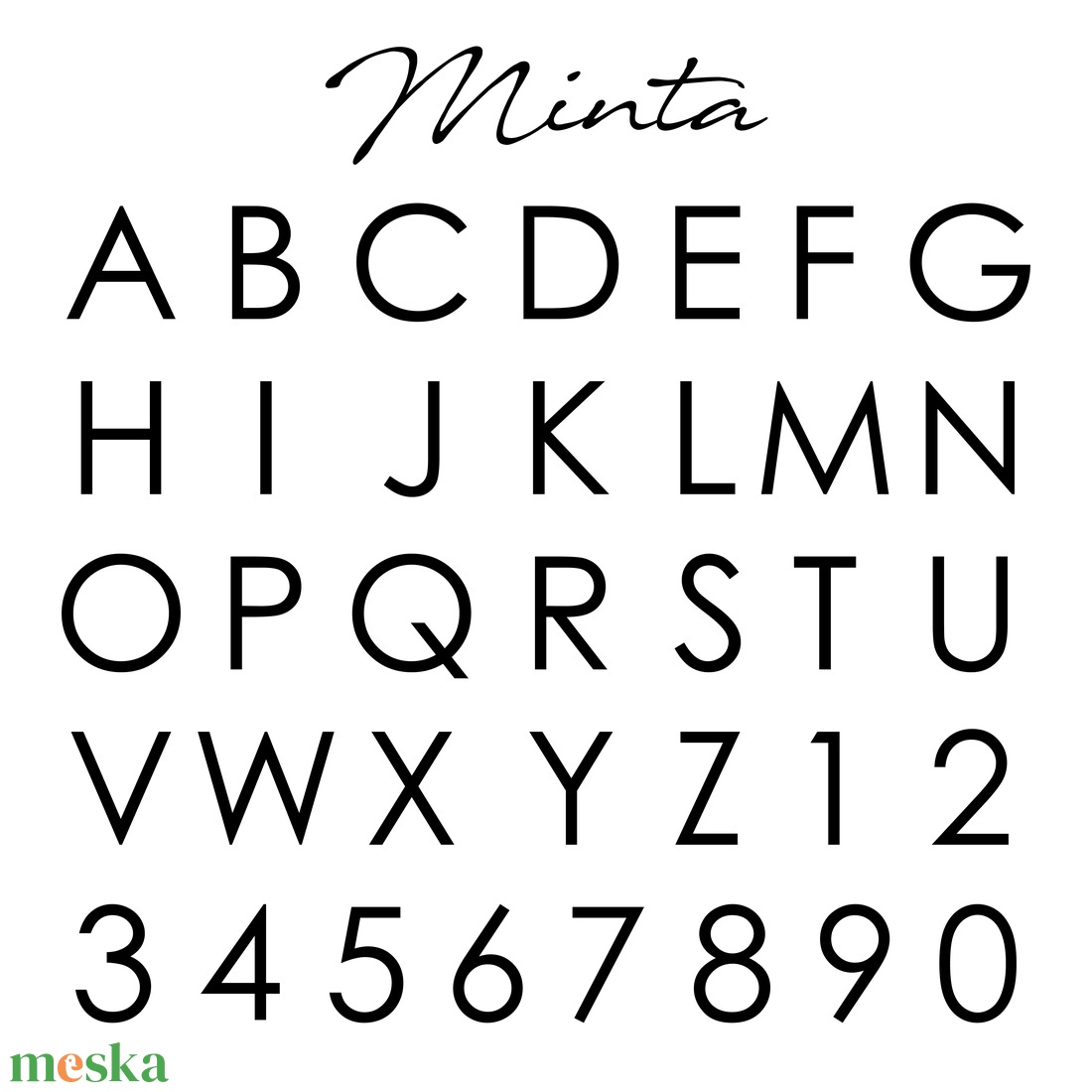 Modern házszámtábla, minimalista gravírozott utcanévtábla több méretben - otthon & életmód - ház & kert - házszám - Meska.hu