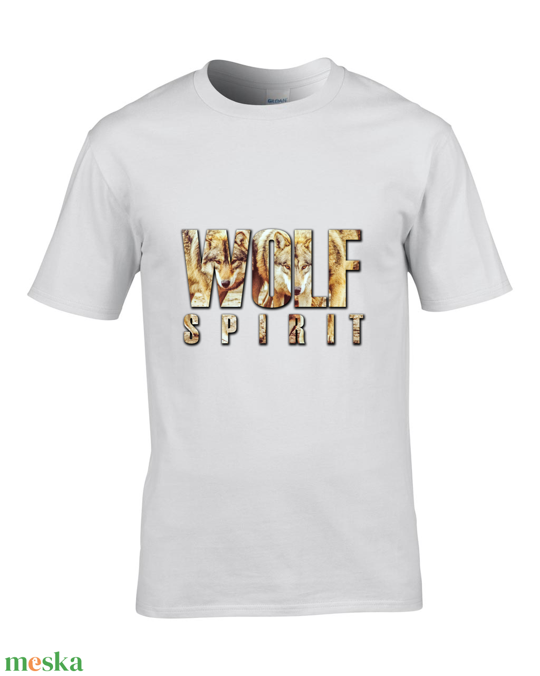 Wolf Spirit  - ruha & divat - férfi ruha - póló - Meska.hu