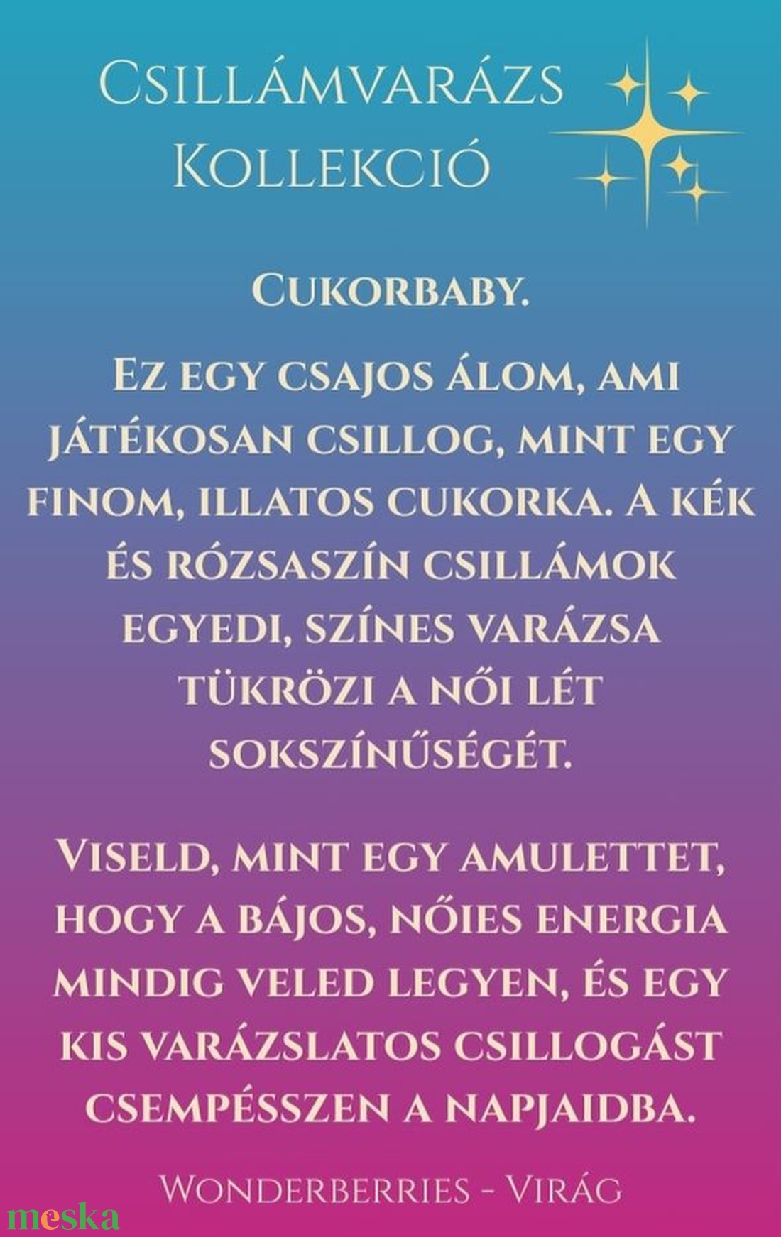 Cukorbébi fülbevaló - Csillámvarázs Kollekció - ékszer - fülbevaló - lógó fülbevaló - Meska.hu
