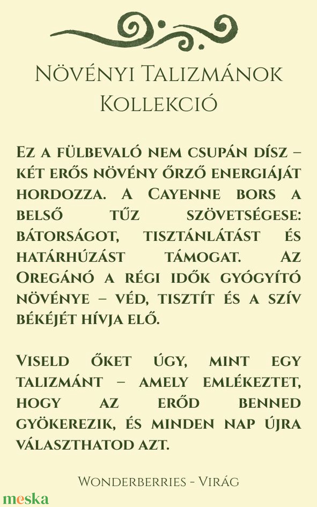 Cayenne és Oregánó fülbevaló - Növényi Talizmánok Kollekció - ékszer - fülbevaló - lógó fülbevaló - Meska.hu Cayenne és Oregánó fülbevaló - Növényi Talizmánok Kollekció - ékszer - fülbevaló - lógó fülbevaló - Meska.hu
