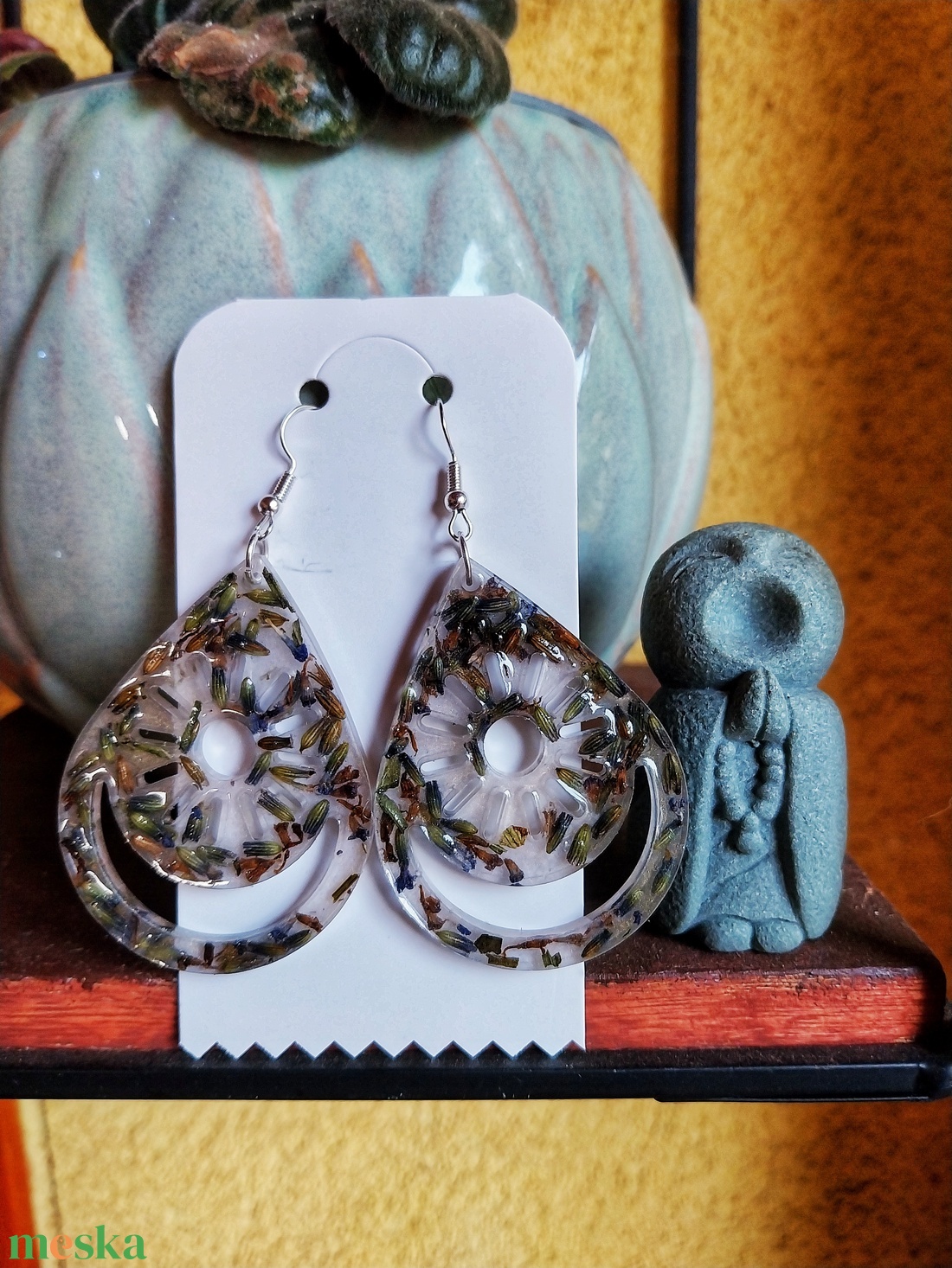 Kelta Levendula Fülbevaló - Moon Garden Kollekció - ékszer - fülbevaló - lógó csepp fülbevaló - Meska.hu Kelta Levendula Fülbevaló - Moon Garden Kollekció - ékszer - fülbevaló - lógó csepp fülbevaló - Meska.hu