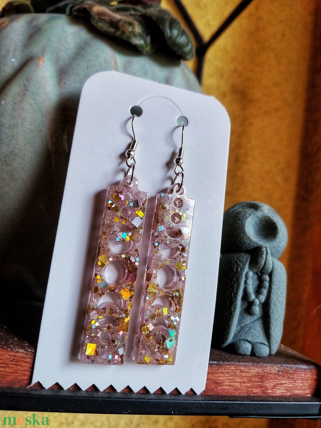 Holdvarázs Fülbevaló - Moon Garden Kollekció - ékszer - fülbevaló - lógó fülbevaló - Meska.hu