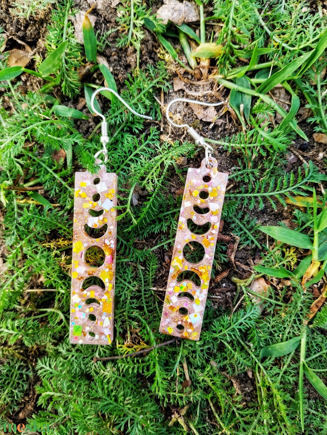 Holdvarázs Fülbevaló - Moon Garden Kollekció - ékszer - fülbevaló - lógó fülbevaló - Meska.hu