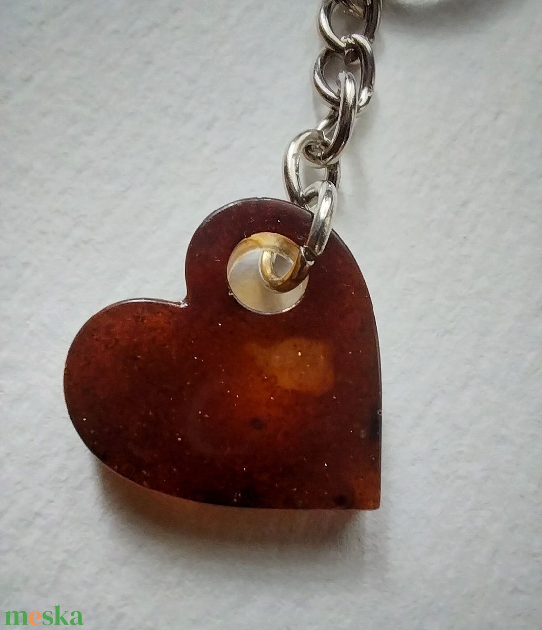 Természetközeli Szív kulcstartók - Növényi Talizmánok Kollekció - táska & tok - kulcstartó & táskadísz - kulcstartó - Meska.hu