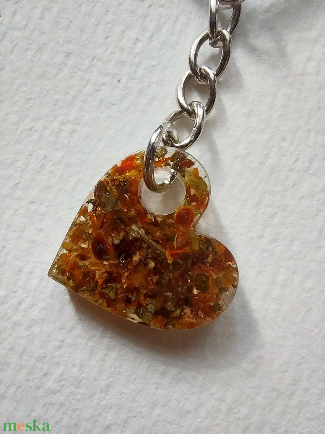 Természetközeli Szív kulcstartók - Növényi Talizmánok Kollekció - táska & tok - kulcstartó & táskadísz - kulcstartó - Meska.hu