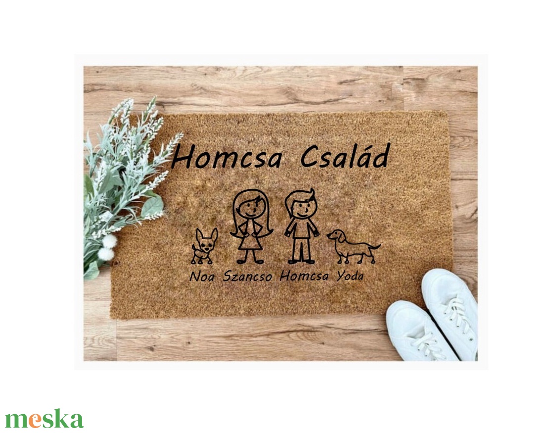 Családi lábtörlő - otthon & életmód - lakástextil - lábtörlő - Meska.hu Családi lábtörlő - otthon & életmód - lakástextil - lábtörlő - Meska.hu