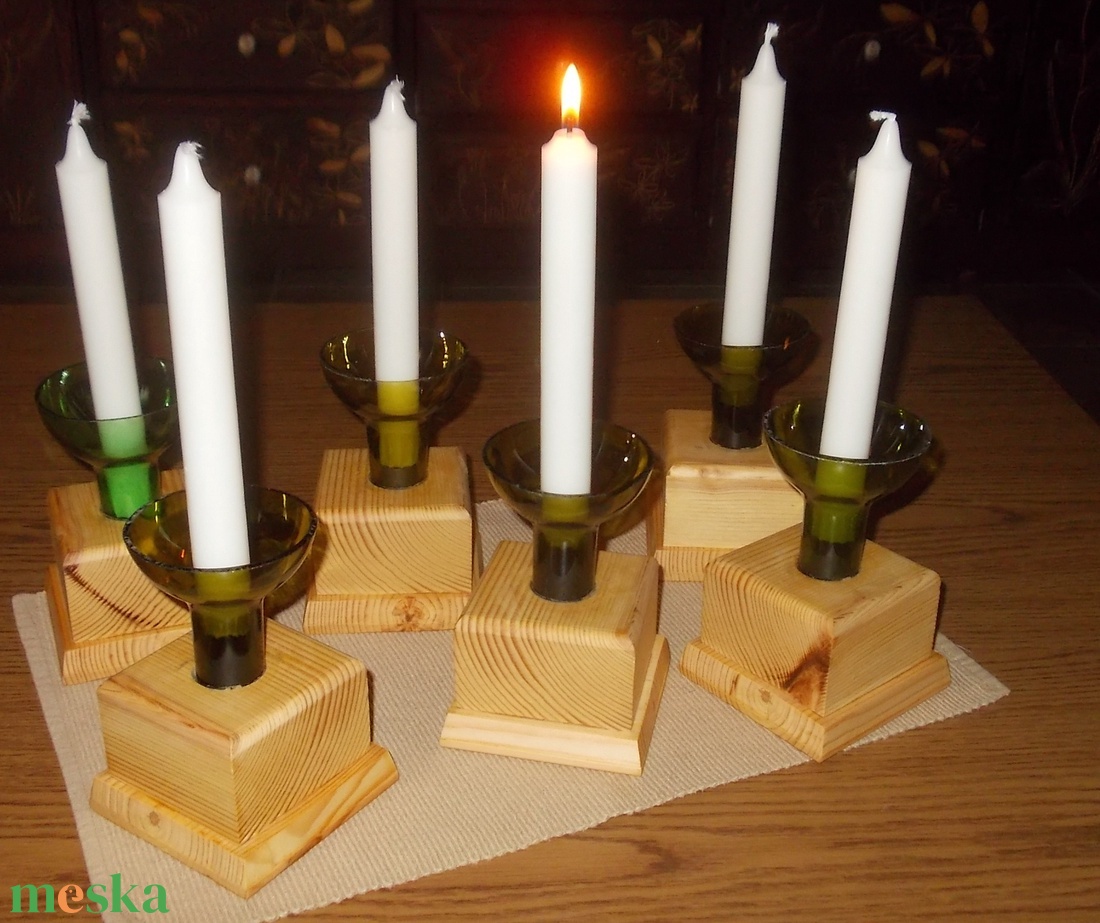 Gyertyatartó - otthon & életmód - gyertya, illat, aroma - gyertyatartó - Meska.hu