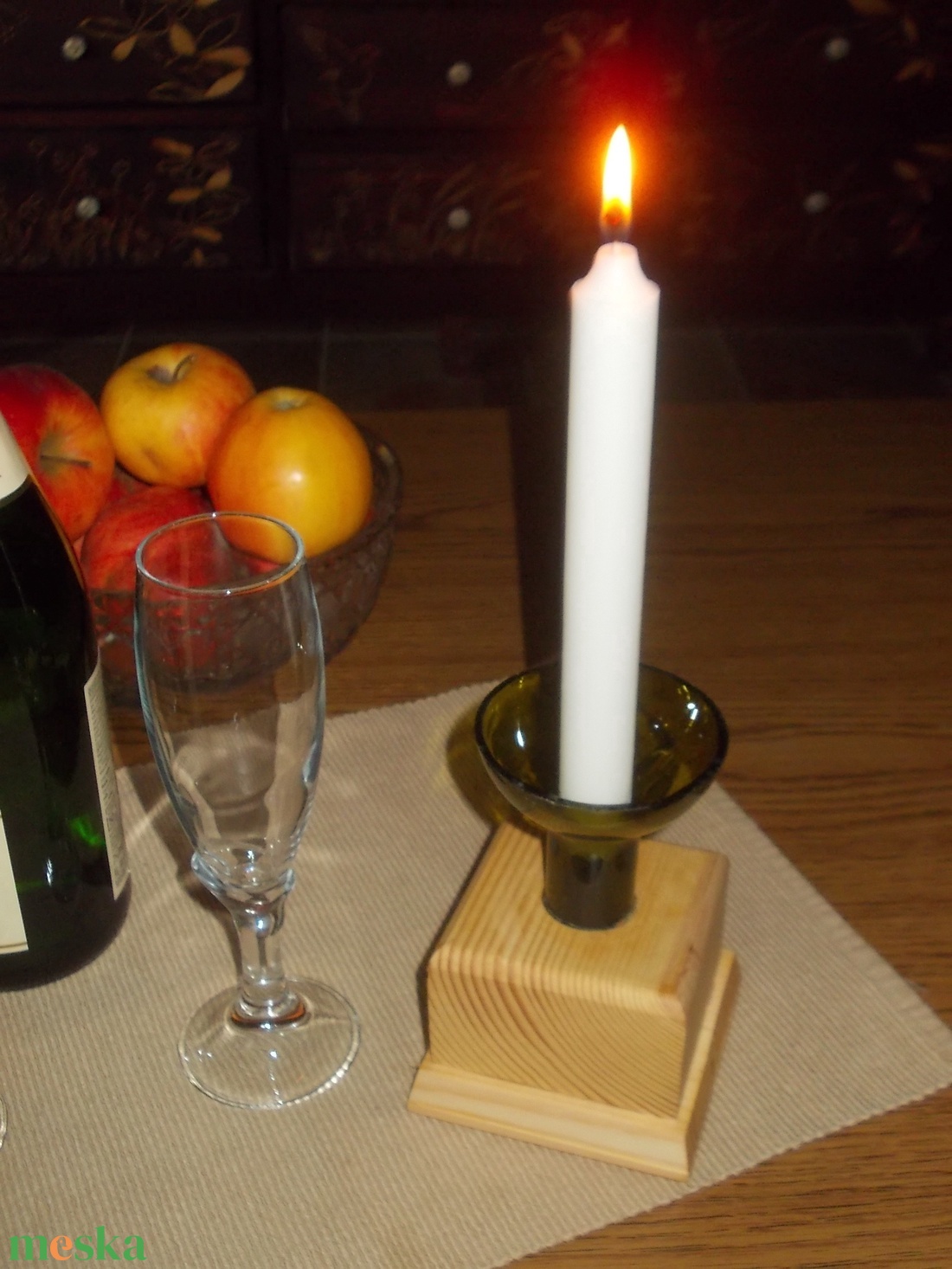 Gyertyatartó - otthon & életmód - gyertya, illat, aroma - gyertyatartó - Meska.hu