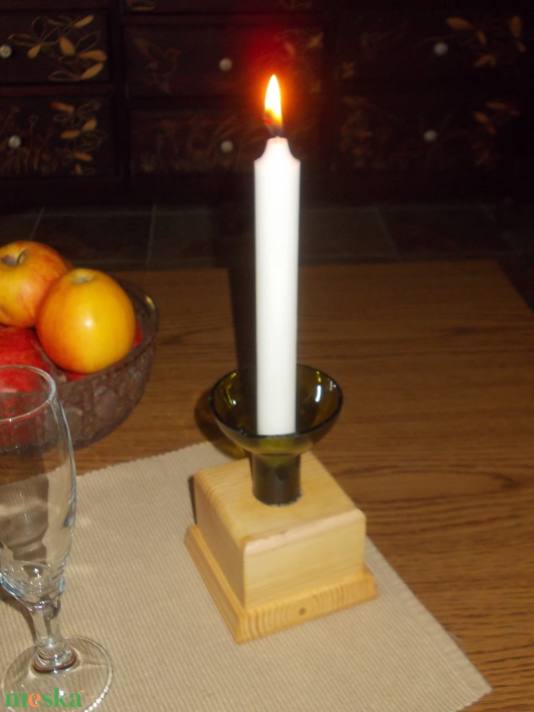 Gyertyatartó - otthon & életmód - gyertya, illat, aroma - gyertyatartó - Meska.hu