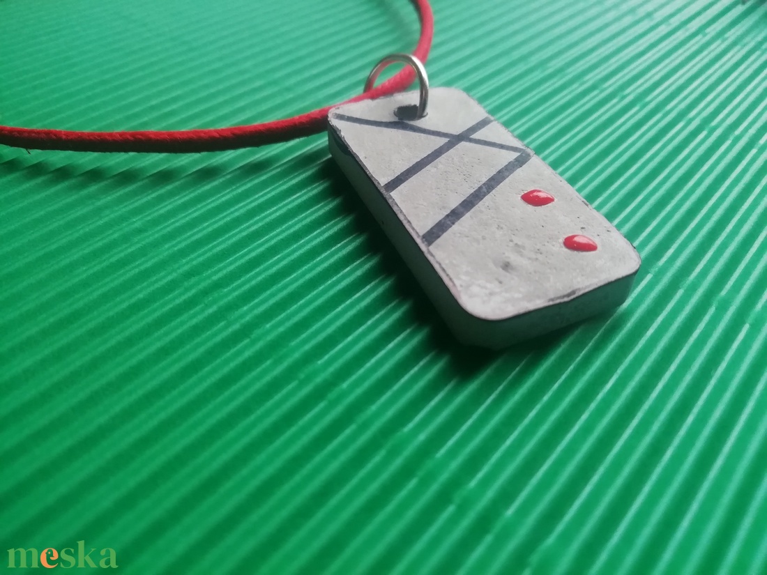 Fekete csíkos beton téglalap medál nyaklánc-KIFUTÓ TERMÉK - ékszer - nyaklánc - medálos nyaklánc - Meska.hu Fekete csíkos beton téglalap medál nyaklánc-KIFUTÓ TERMÉK - ékszer - nyaklánc - medálos nyaklánc - Meska.hu