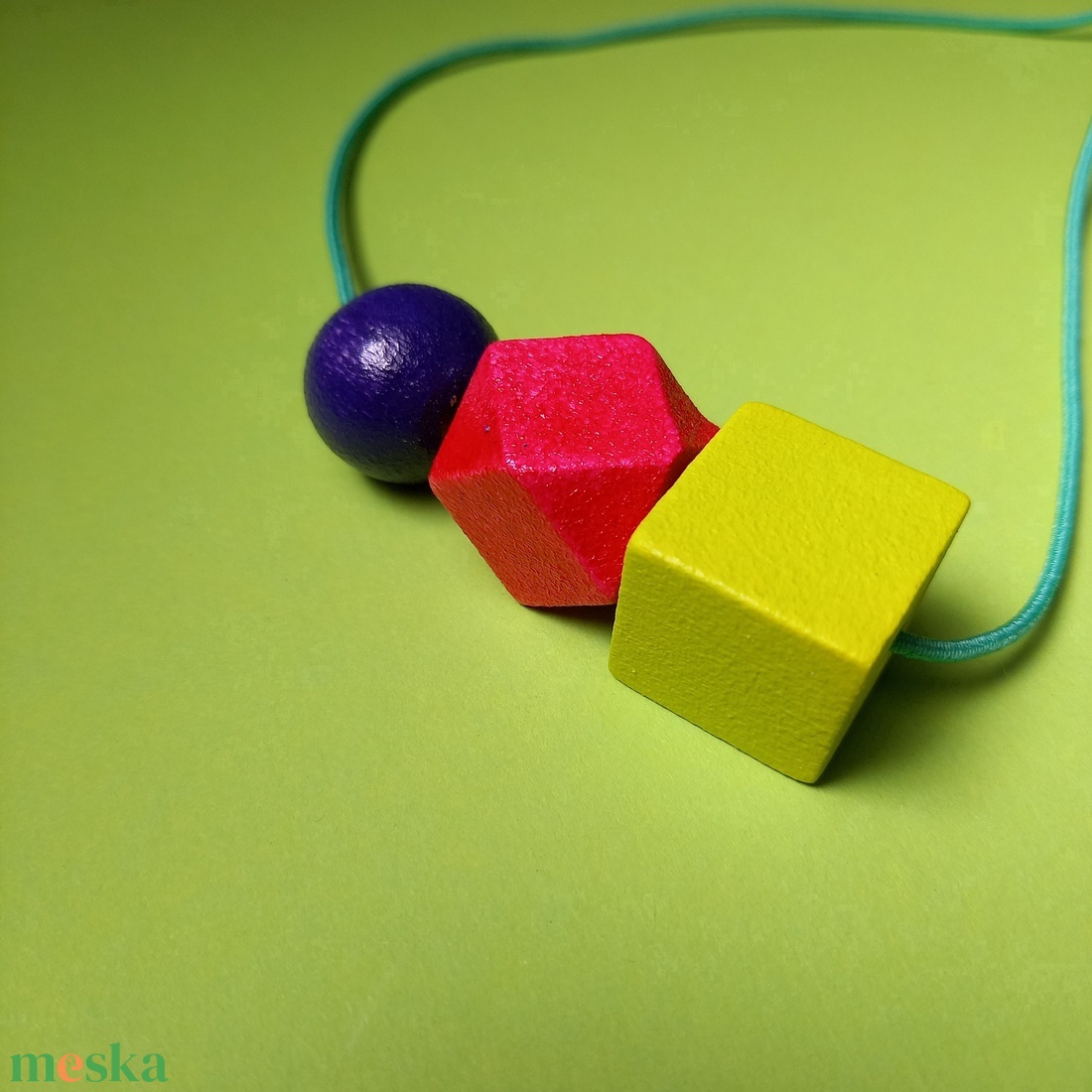 Lila, lime zöld, fukszia rózsaszín geometriai fa bogyós nyaklánc - ékszer - nyaklánc - bogyós nyaklánc - Meska.hu Lila, lime zöld, fukszia rózsaszín geometriai fa bogyós nyaklánc - ékszer - nyaklánc - bogyós nyaklánc - Meska.hu