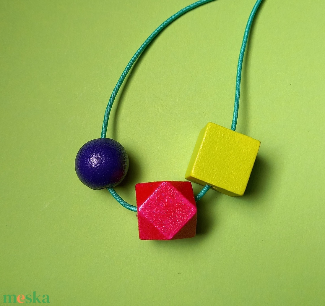 Lila, lime zöld, fukszia rózsaszín geometriai fa bogyós nyaklánc - ékszer - nyaklánc - bogyós nyaklánc - Meska.hu Lila, lime zöld, fukszia rózsaszín geometriai fa bogyós nyaklánc - ékszer - nyaklánc - bogyós nyaklánc - Meska.hu