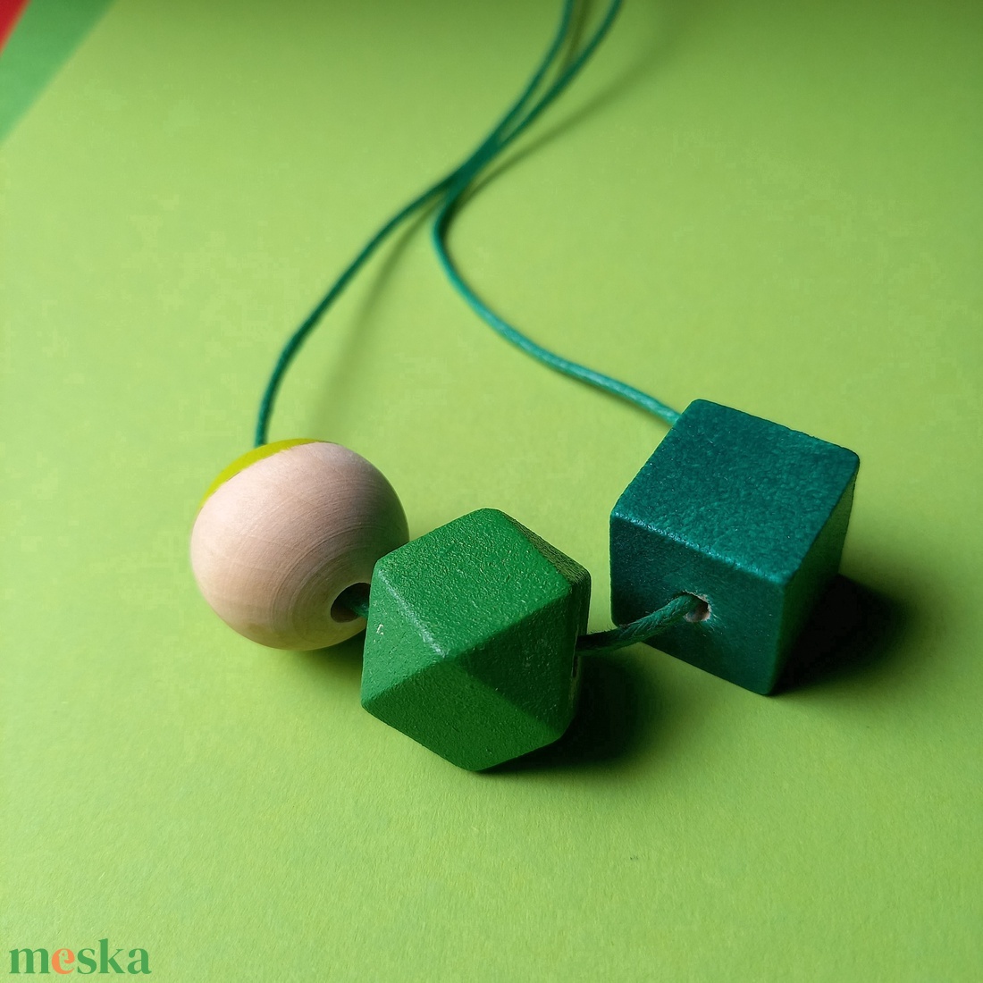 Zöld geometriai fa bogyós nyaklánc - ékszer - nyaklánc - bogyós nyaklánc - Meska.hu Zöld geometriai fa bogyós nyaklánc - ékszer - nyaklánc - bogyós nyaklánc - Meska.hu