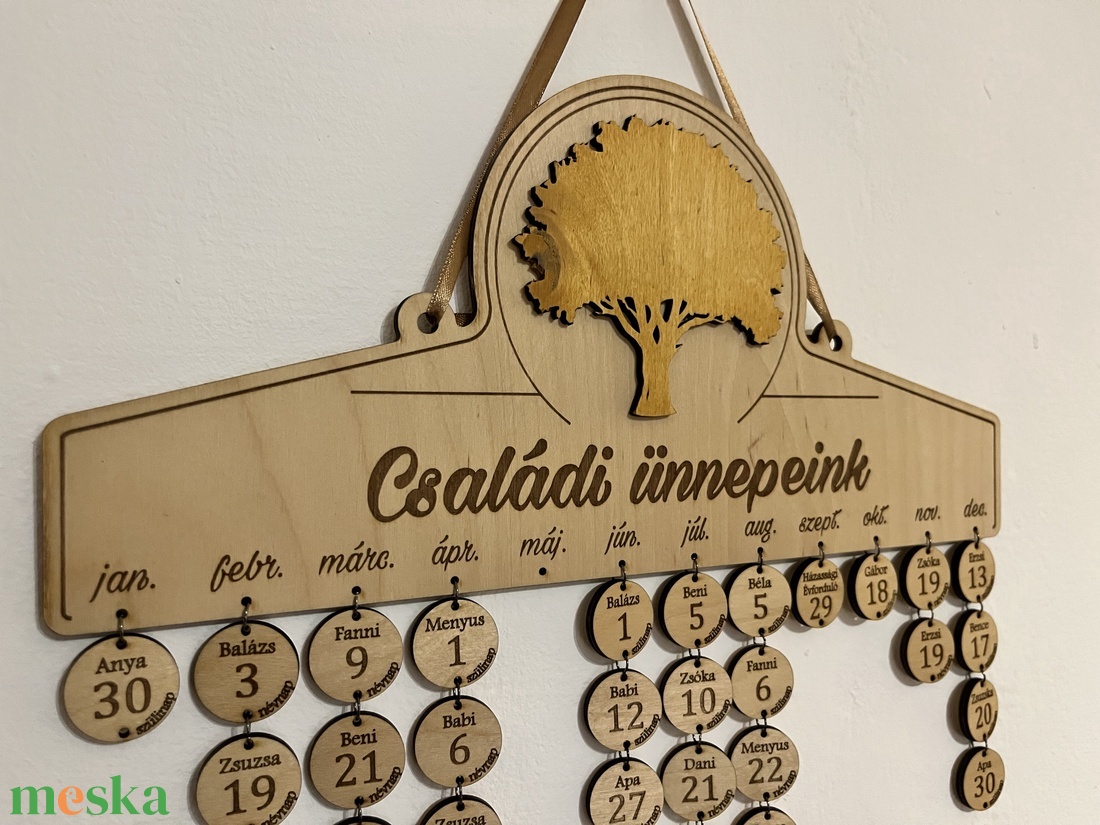 Családi öröknaptár - családi ünnepeink - otthon & életmód - dekoráció - fali és függő dekoráció - falinaptár & öröknaptár - Meska.hu Családi öröknaptár - családi ünnepeink - otthon & életmód - dekoráció - fali és függő dekoráció - falinaptár & öröknaptár - Meska.hu
