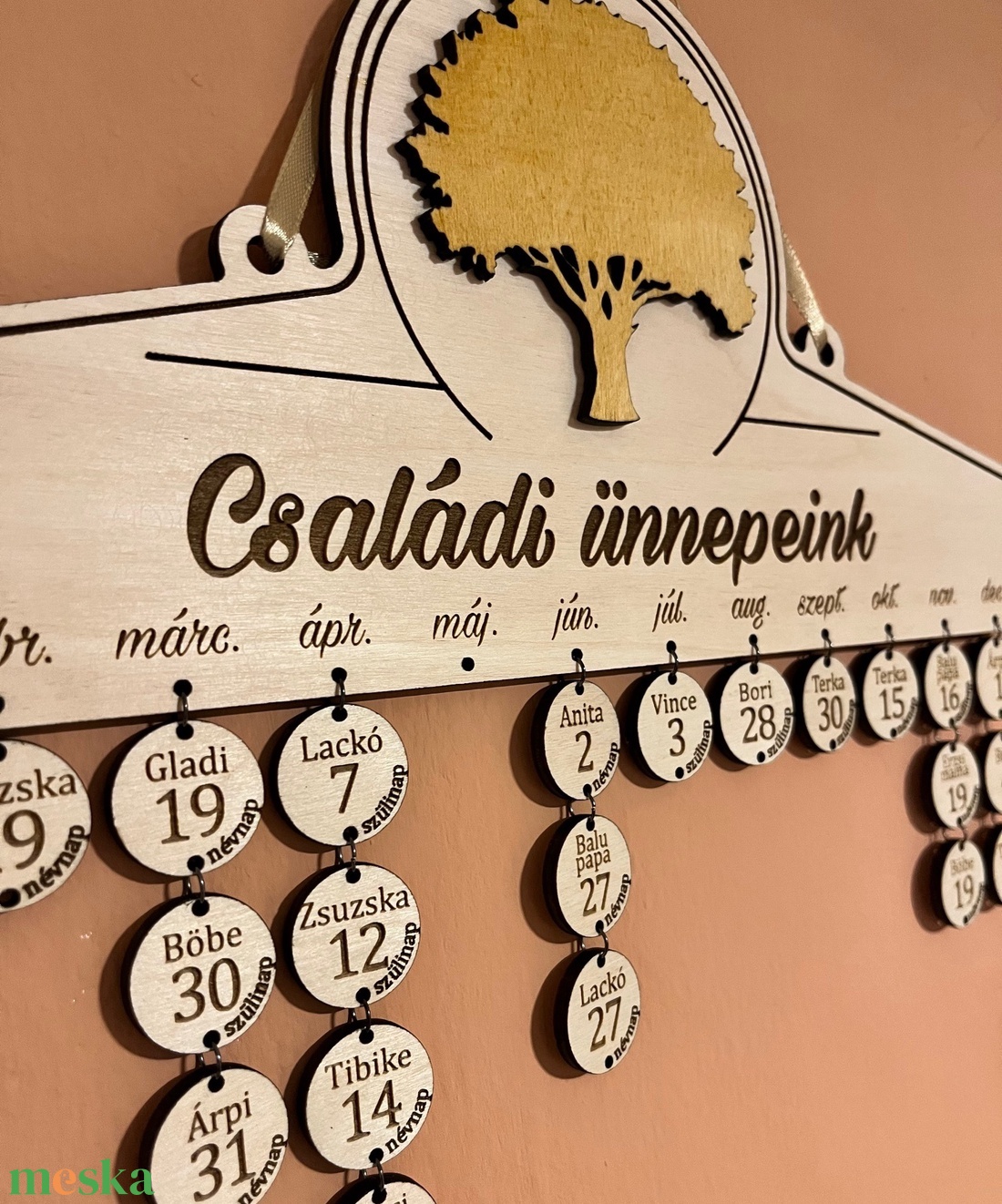Családi öröknaptár - családi ünnepeink - otthon & életmód - dekoráció - fali és függő dekoráció - falinaptár & öröknaptár - Meska.hu Családi öröknaptár - családi ünnepeink - otthon & életmód - dekoráció - fali és függő dekoráció - falinaptár & öröknaptár - Meska.hu