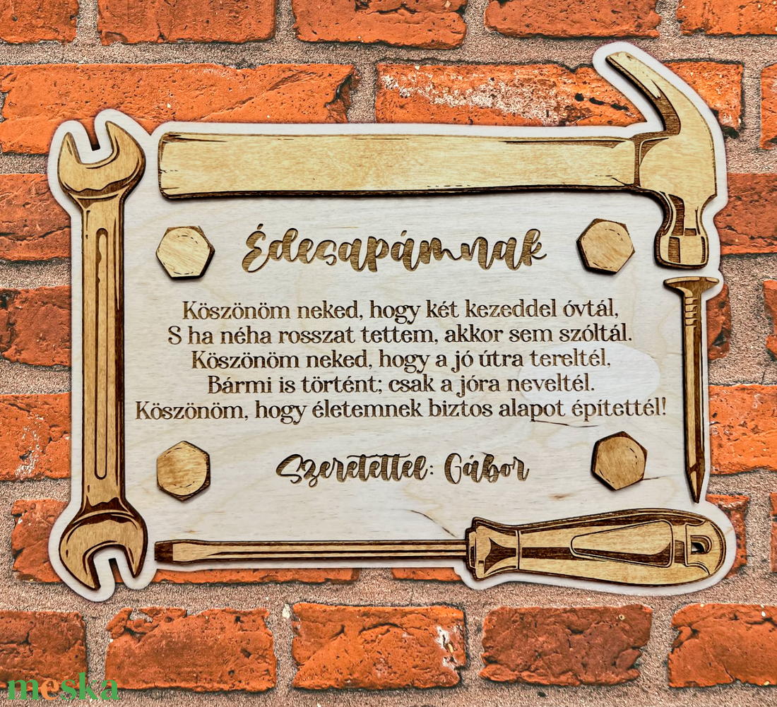 Szülőköszöntő ajándék - Édesapáknak - esküvő - emlék & ajándék - szülőköszöntő ajándék - Meska.hu Szülőköszöntő ajándék - Édesapáknak - esküvő - emlék & ajándék - szülőköszöntő ajándék - Meska.hu