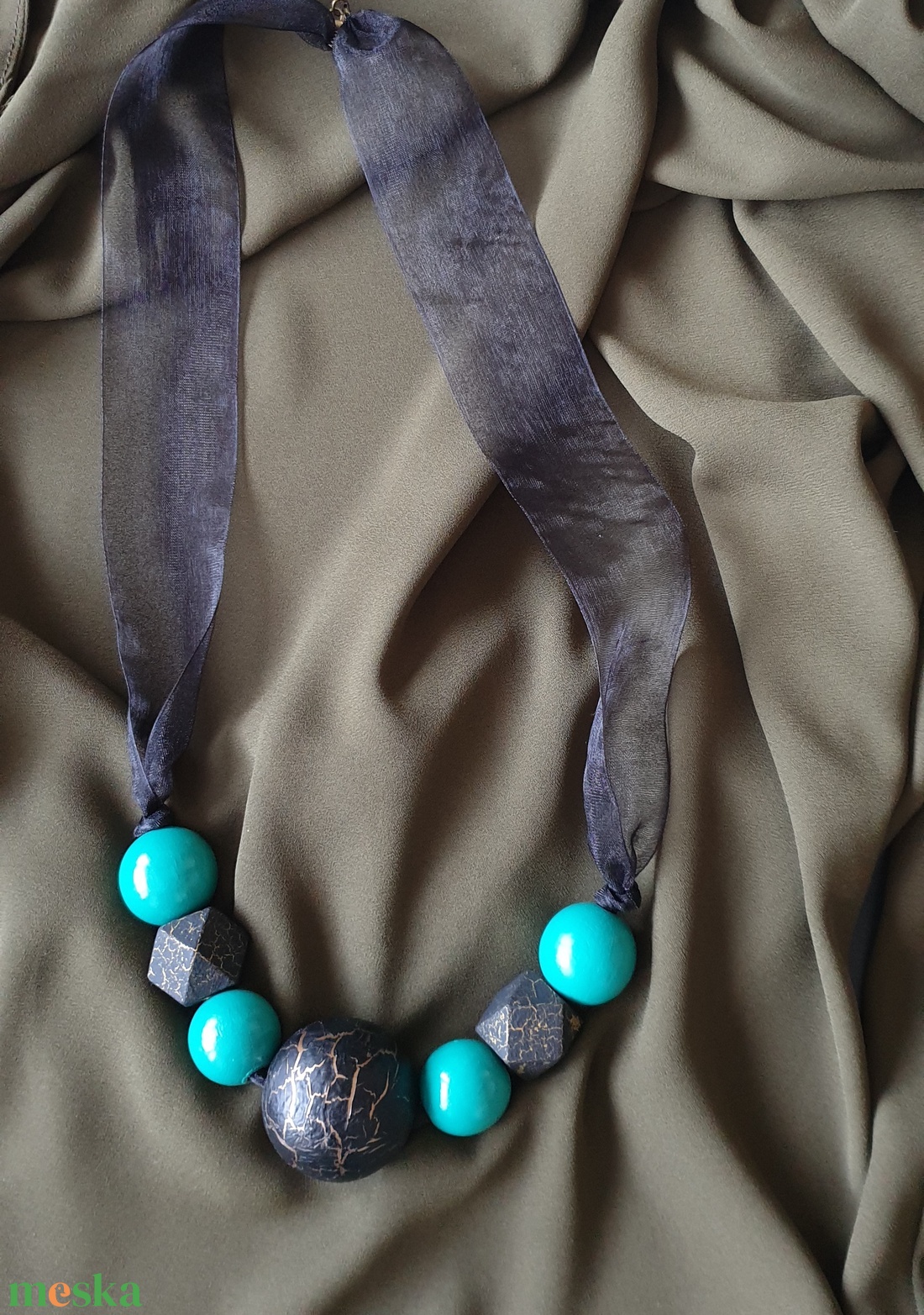 Fa bogyós nyaklánc - ékszer - nyaklánc - bogyós nyaklánc - Meska.hu