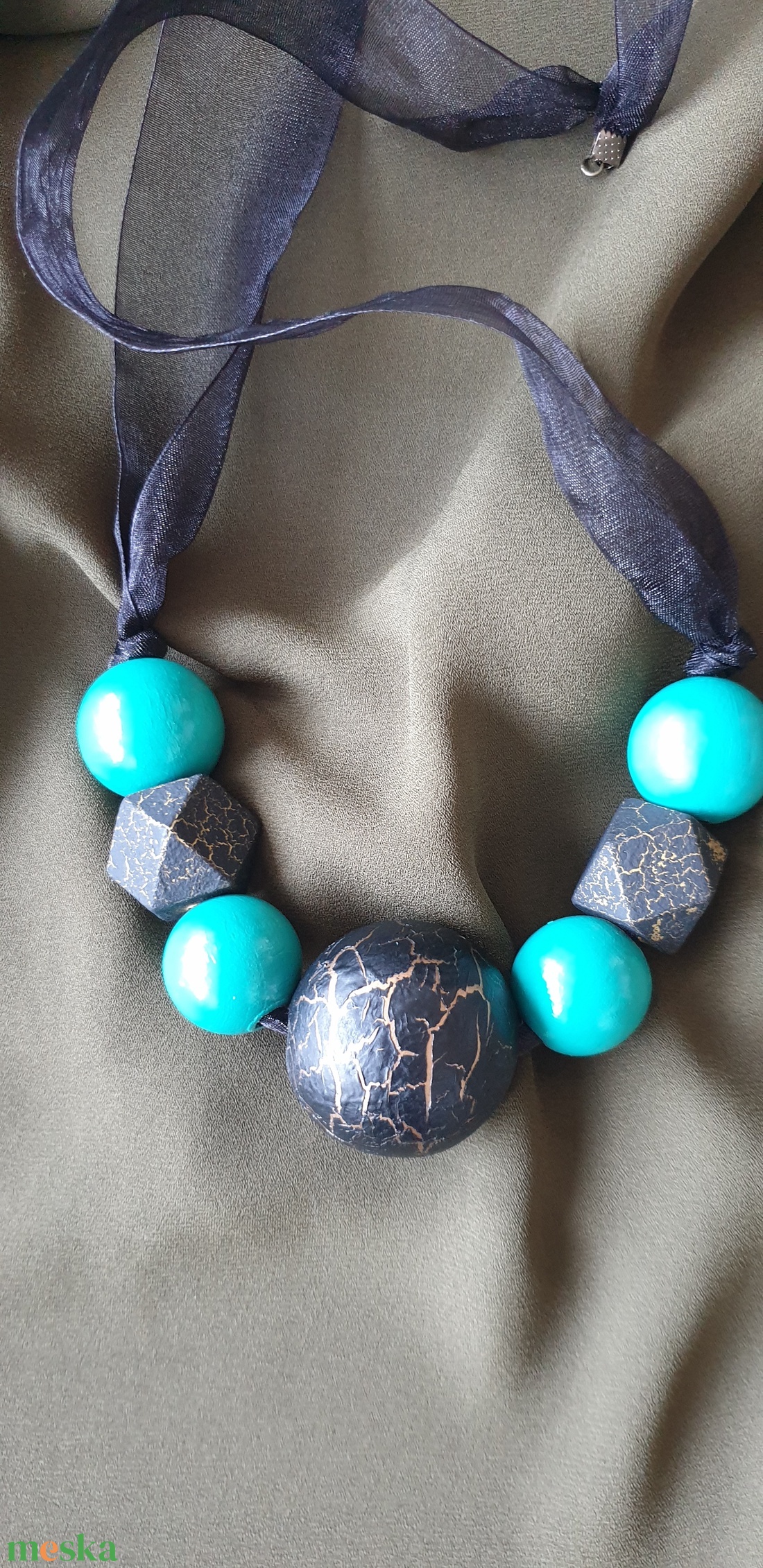 Fa bogyós nyaklánc - ékszer - nyaklánc - bogyós nyaklánc - Meska.hu