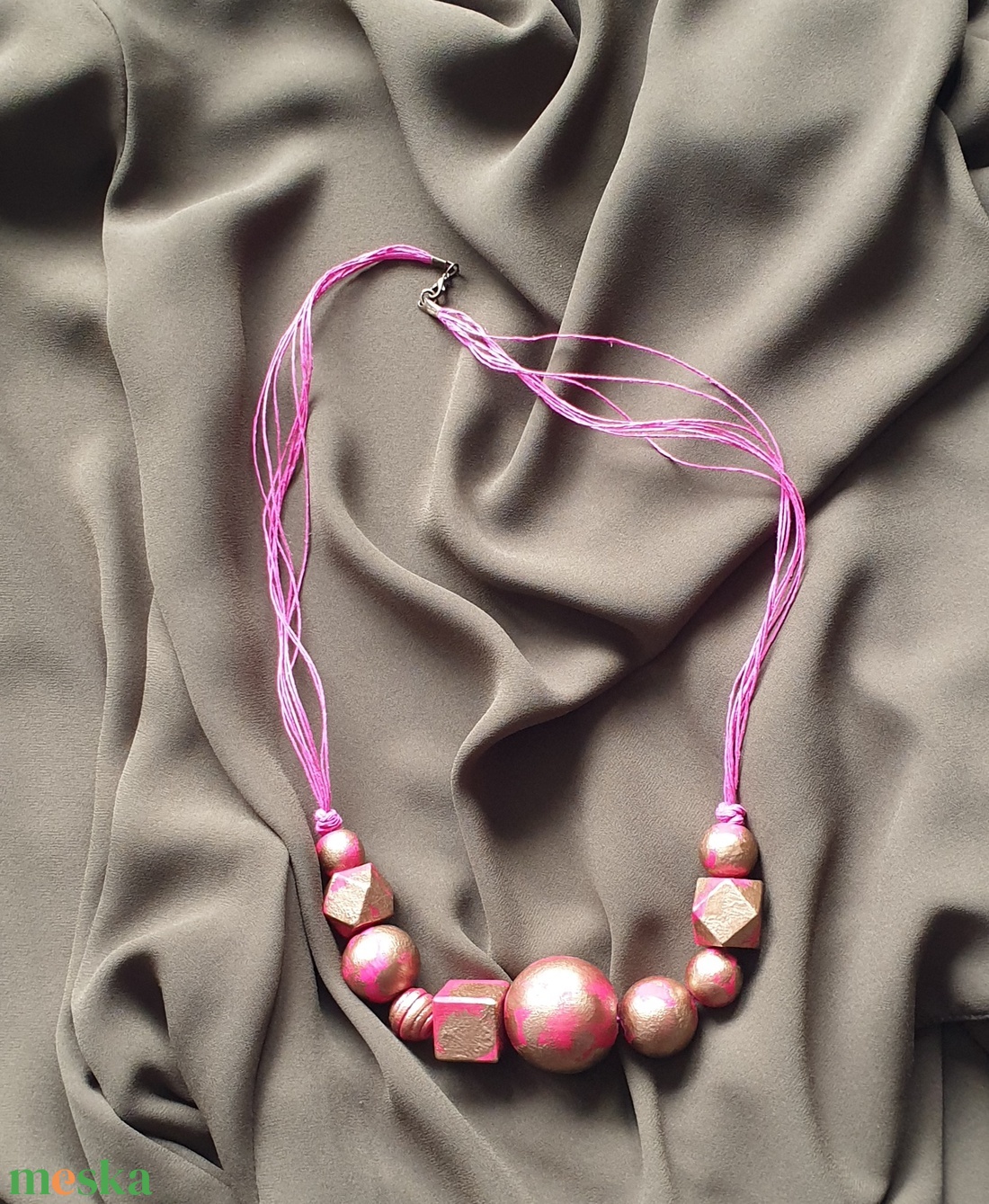 Fa nyaklánc - ékszer - nyaklánc - bogyós nyaklánc - Meska.hu