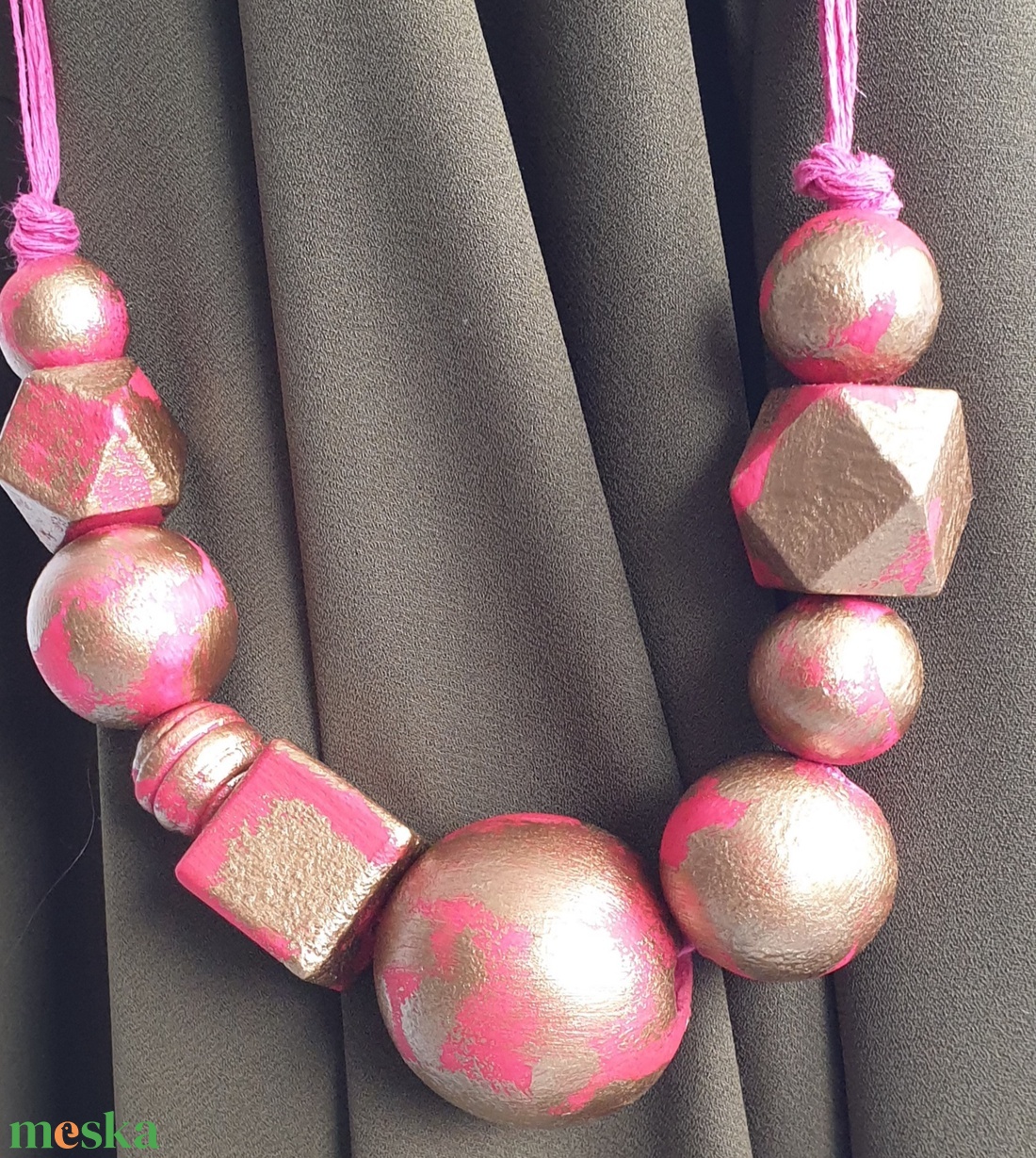 Fa nyaklánc - ékszer - nyaklánc - bogyós nyaklánc - Meska.hu