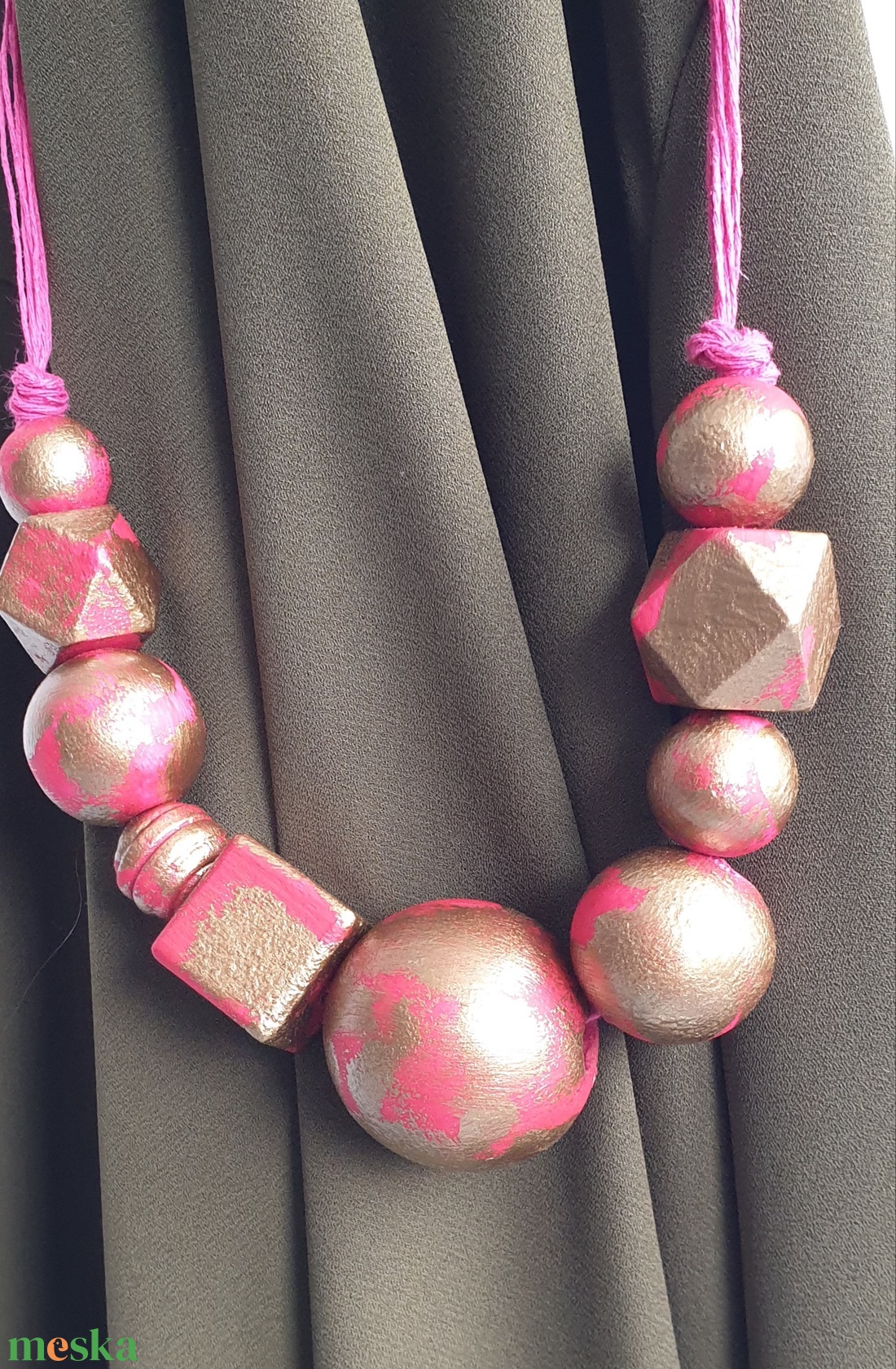 Fa nyaklánc - ékszer - nyaklánc - bogyós nyaklánc - Meska.hu