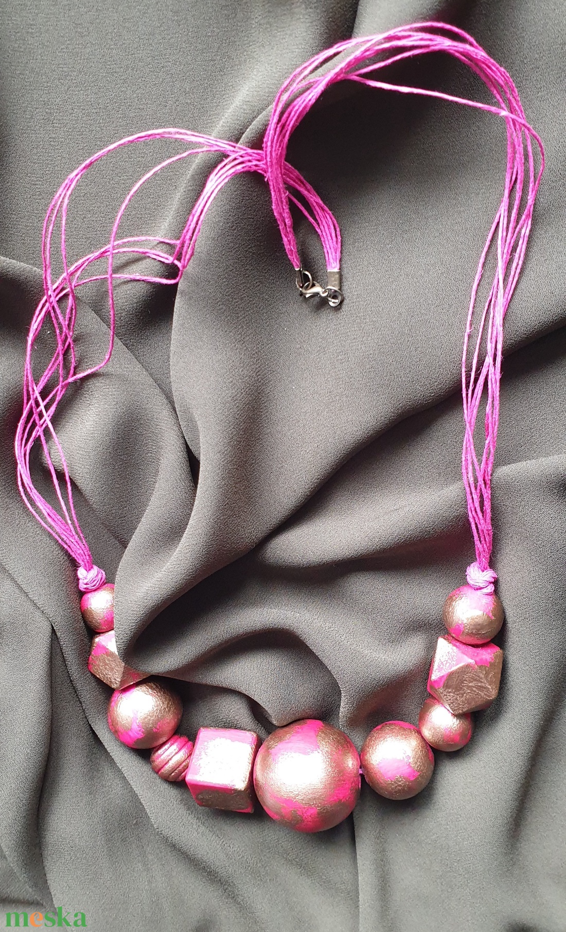 Fa nyaklánc - ékszer - nyaklánc - bogyós nyaklánc - Meska.hu