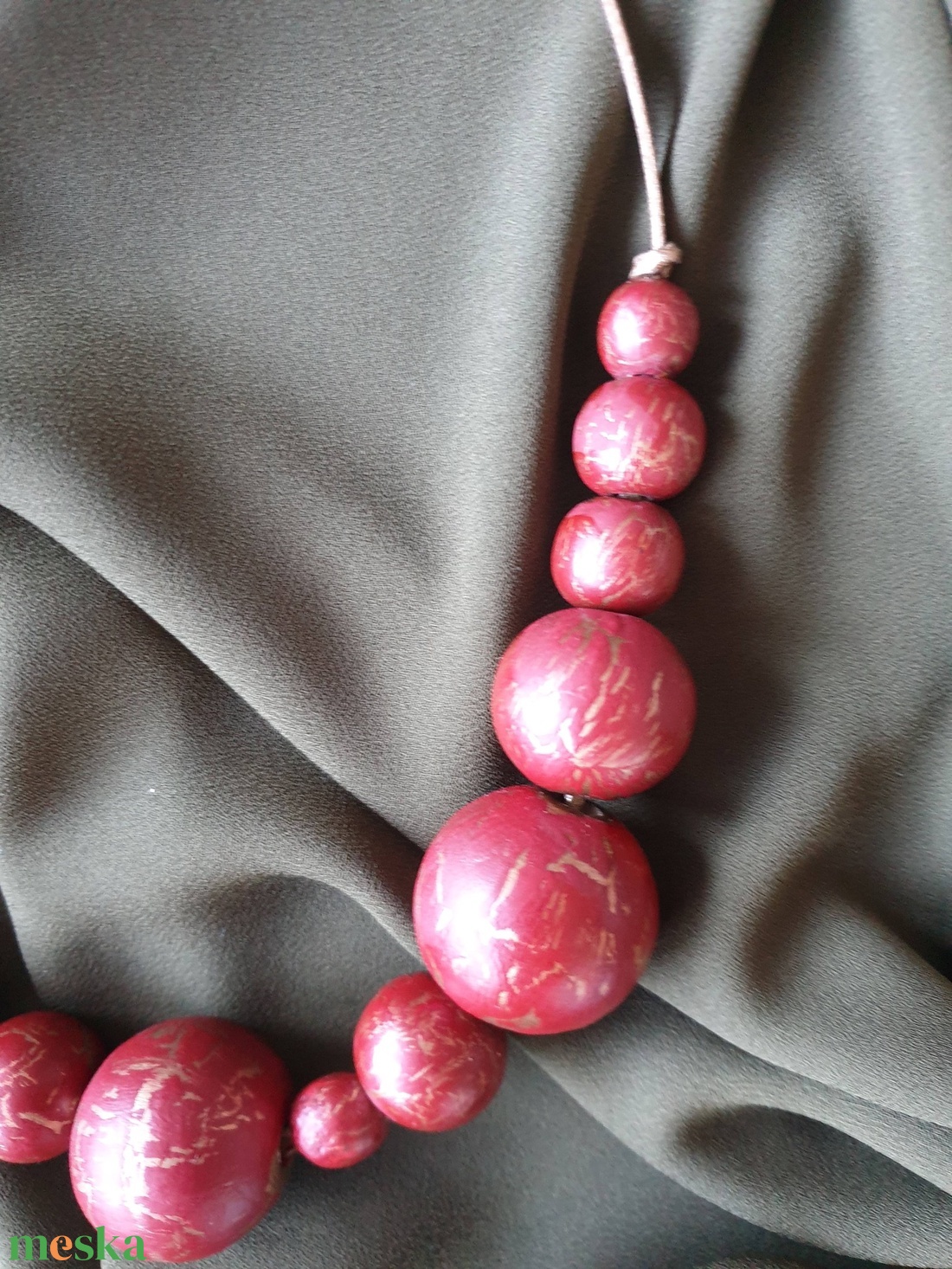 Fa bogyós nyaklánc - ékszer - nyaklánc - bogyós nyaklánc - Meska.hu