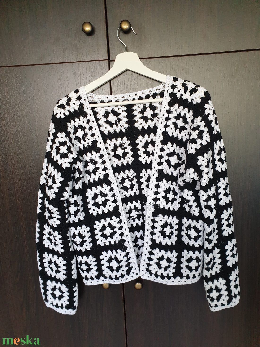 Horgolt kardigán - ruha & divat - női ruha - kardigánok - Meska.hu